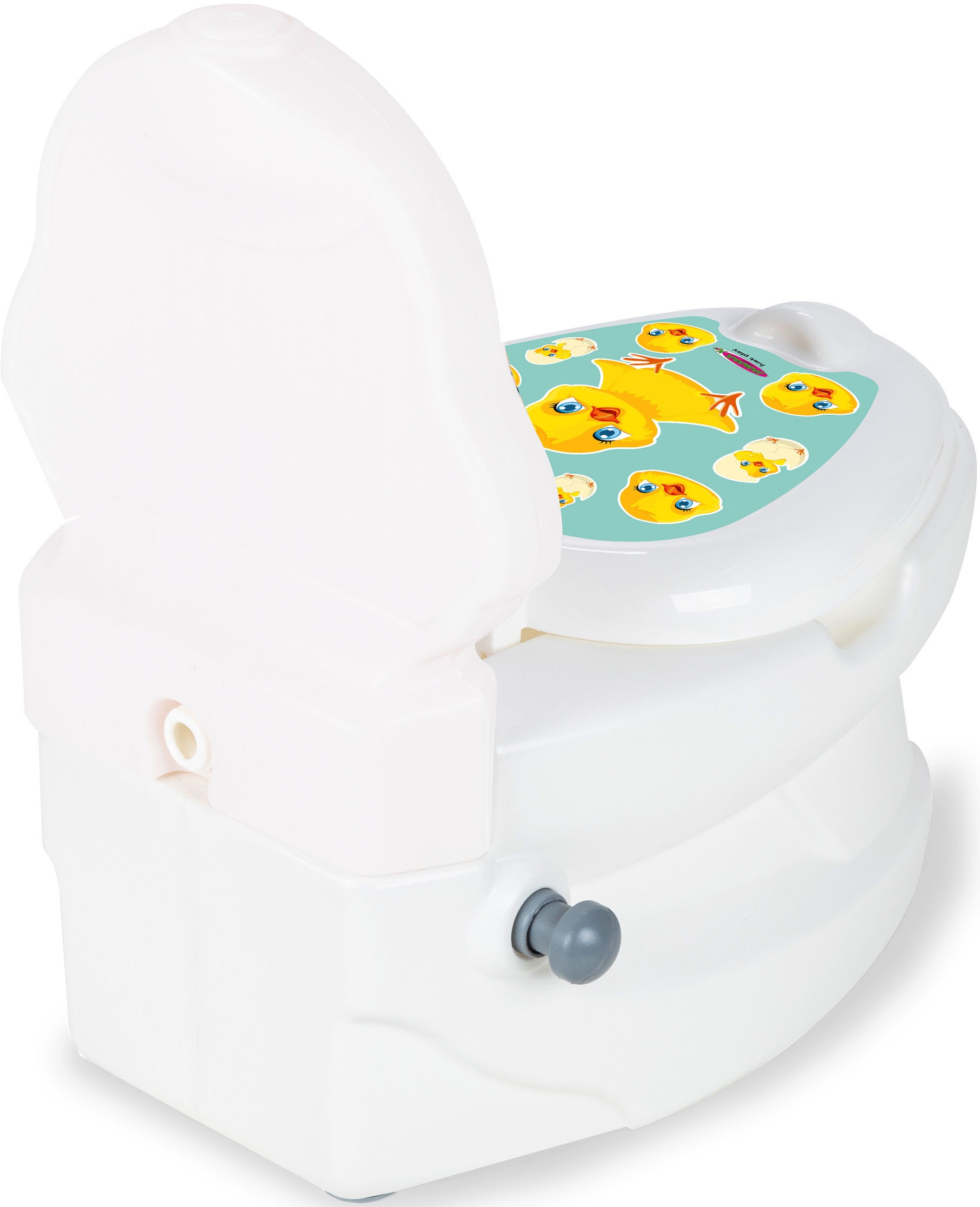 Jamara Toilettentrainer »Meine kleine Toilette, Küken«, mit Spülsound und Toilettenpapierhalter