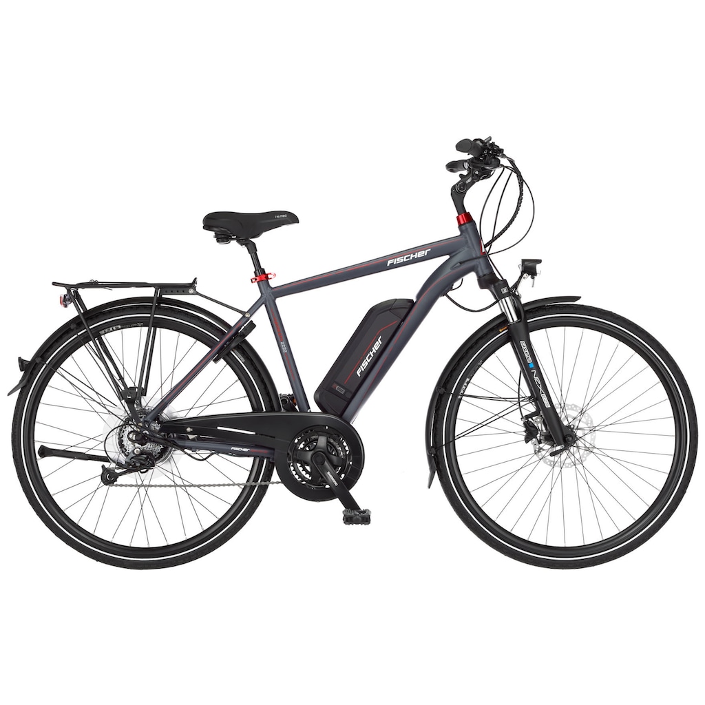 FISCHER Fahrrad E-Bike »VIATOR ETH 2222 422«, 24 Gang, Shimano, Altus, Heckmotor 250 W