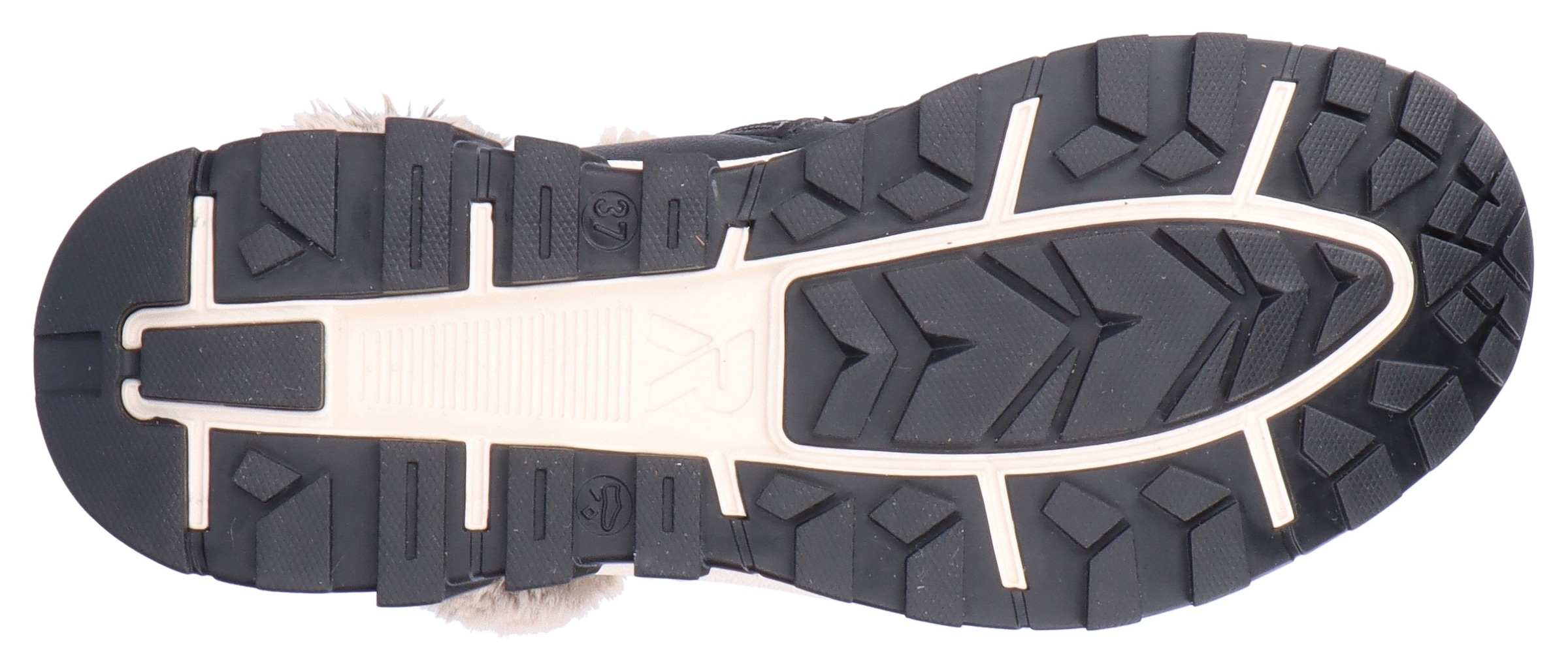 RIEKER Sport Winterboots, Hightop Sneaker, Schnürboots, Winterschuh mit Lammwollfutter