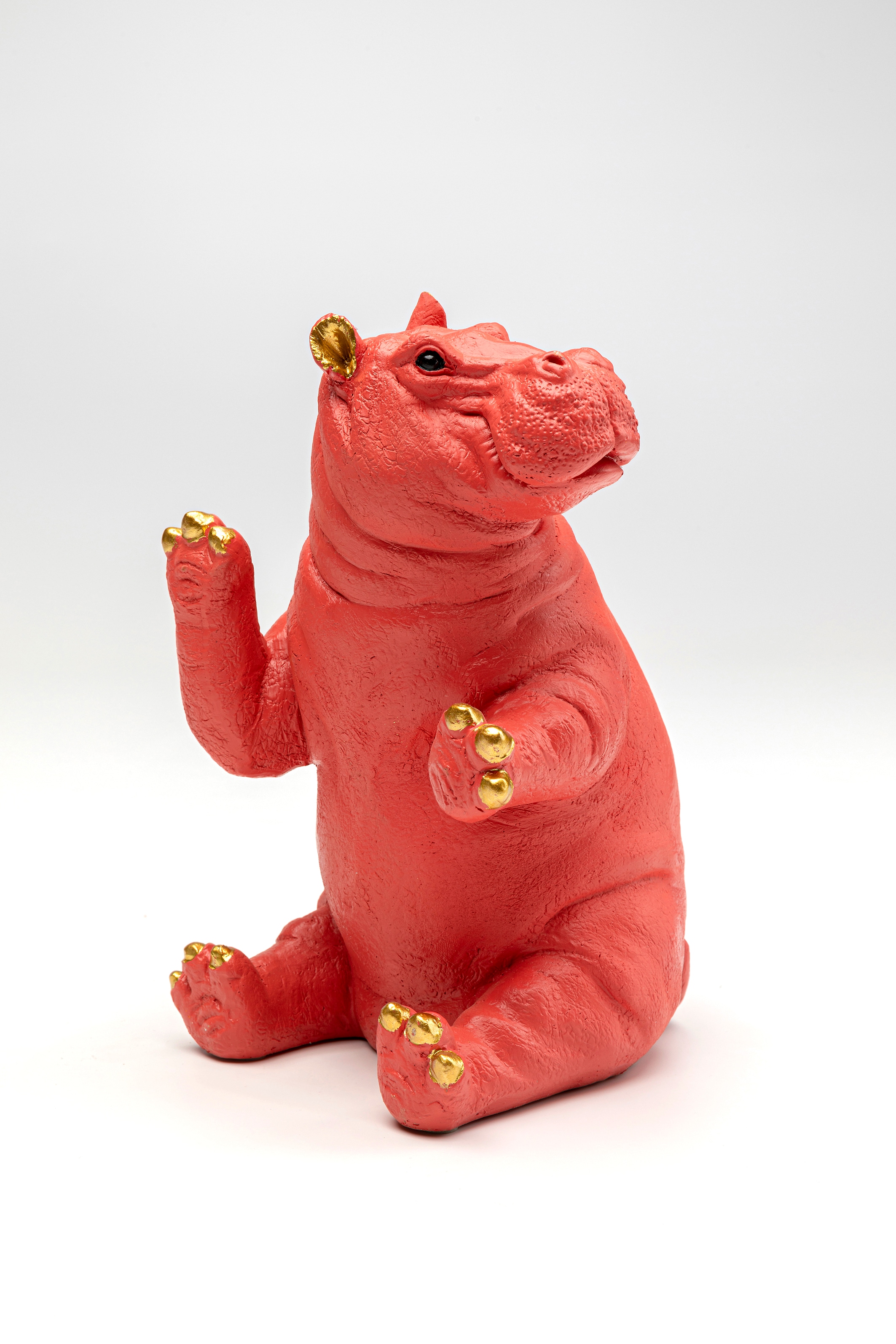 Kare Design Buchstütze »Hippo Pink« aus Polyresin