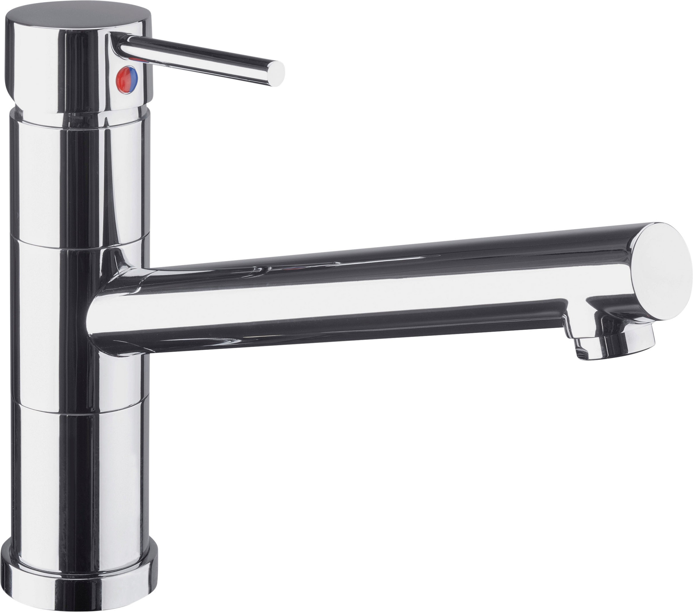 CORNAT Spültischarmatur »"Zelina" - Hochwertiger Messingkörper - verchromt« Schwenkbarer Auslauf / Hochdruck-Armatur / Küchenarmatur / Wasserhahn