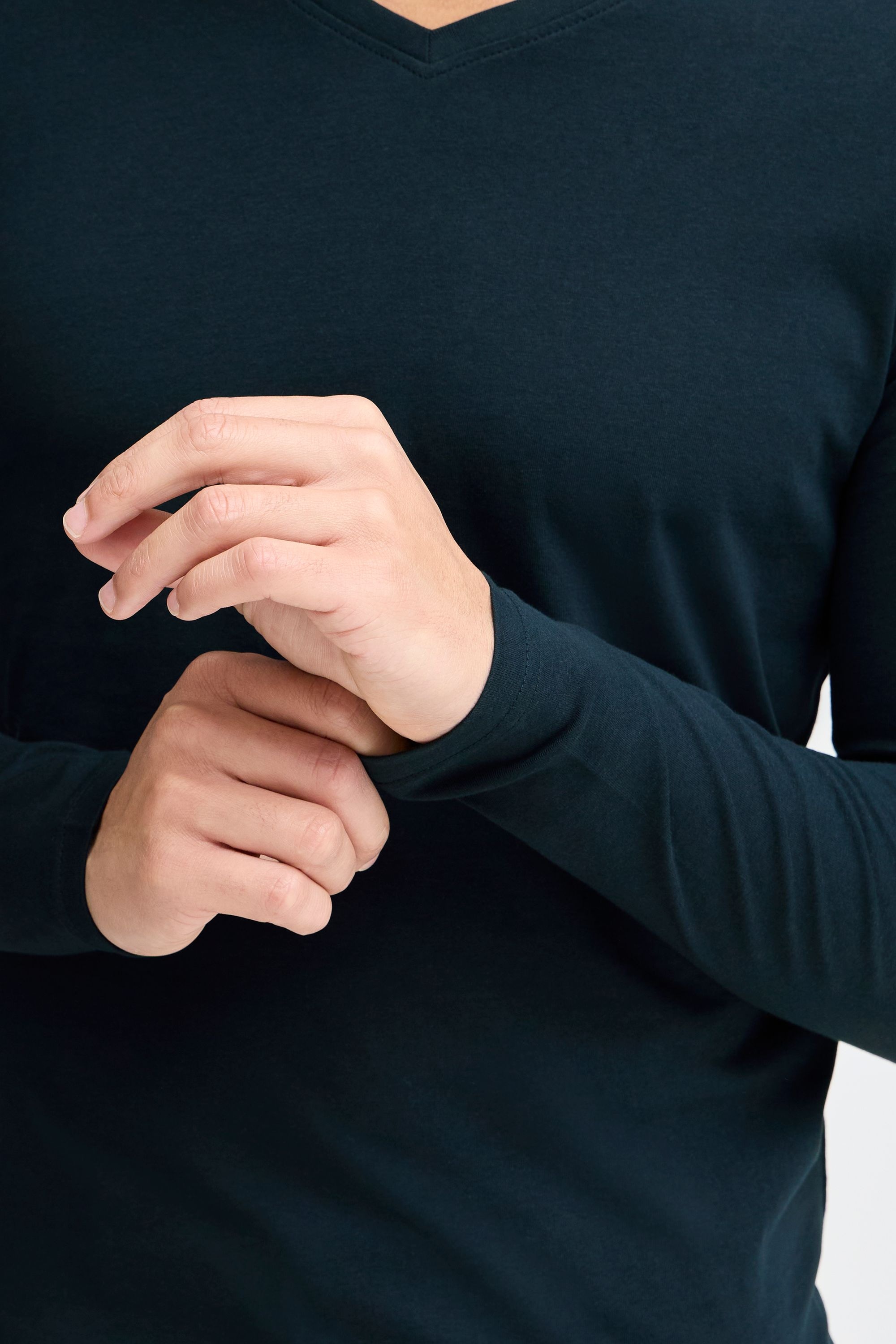 !Solid V-Shirt »V-Shirt SDBasil«