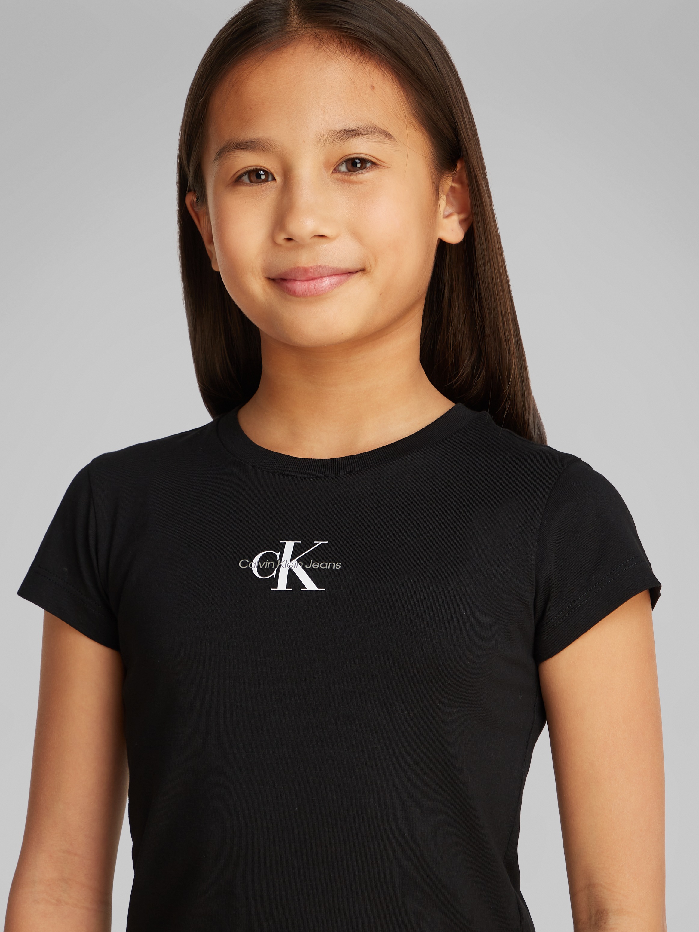 Calvin Klein Jeans T-Shirt »MICRO MONOGRAM TOP«, für Kinder bis 16 Jahre