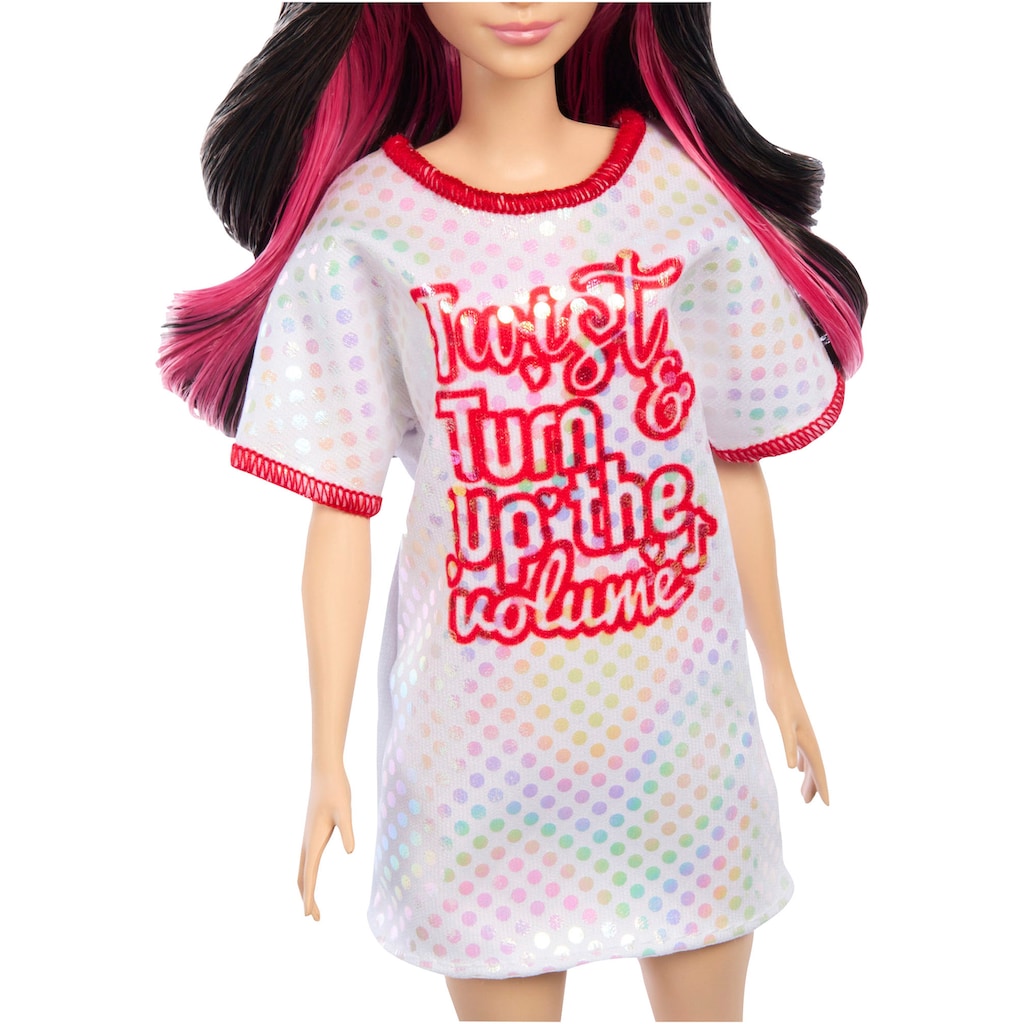 Barbie Anziehpuppe »Fashionistas, Red Mesh Dress«