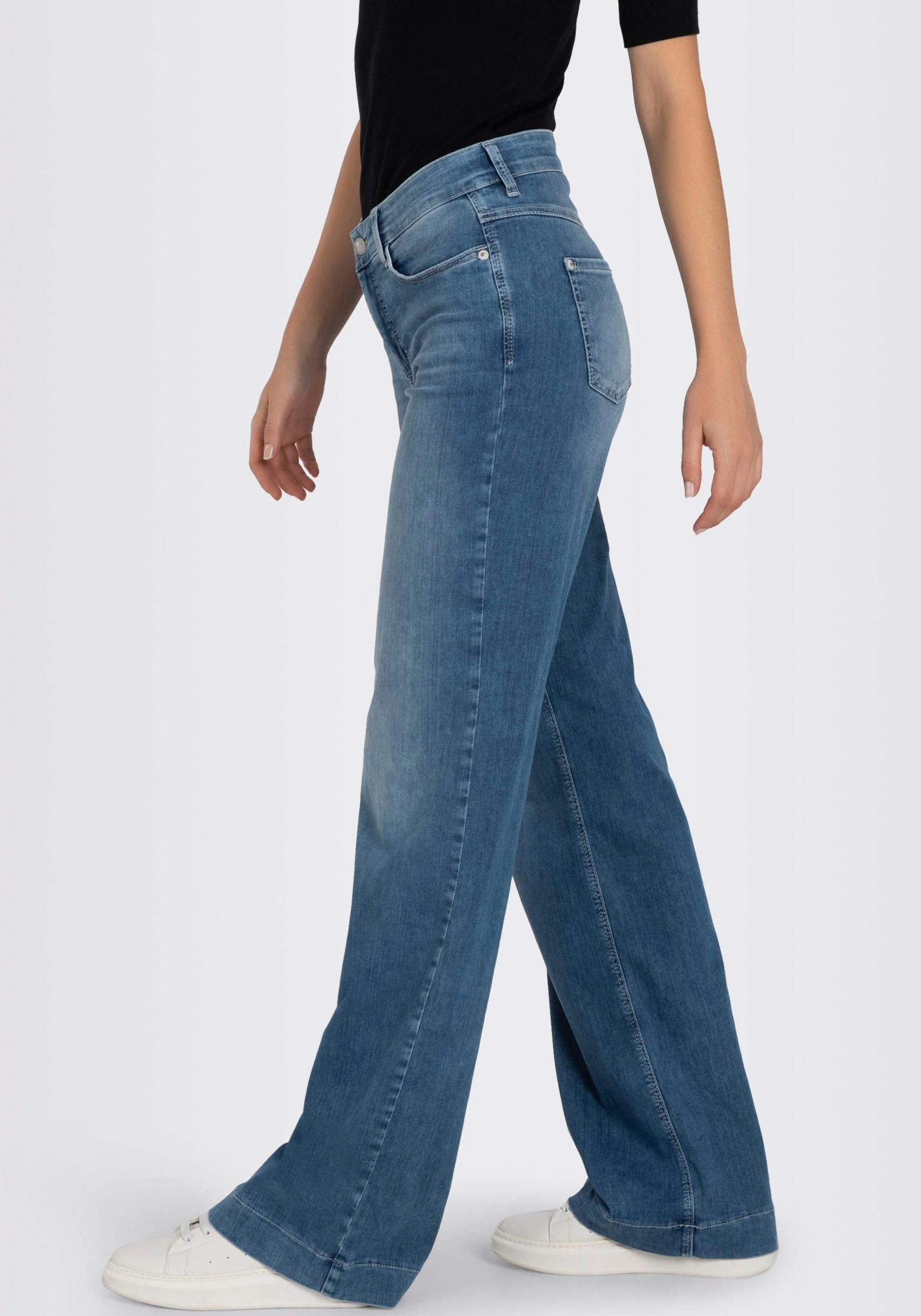 MAC Weite Jeans »DREAM WIDE«, mit weitem Bein - Stretch bei ♕