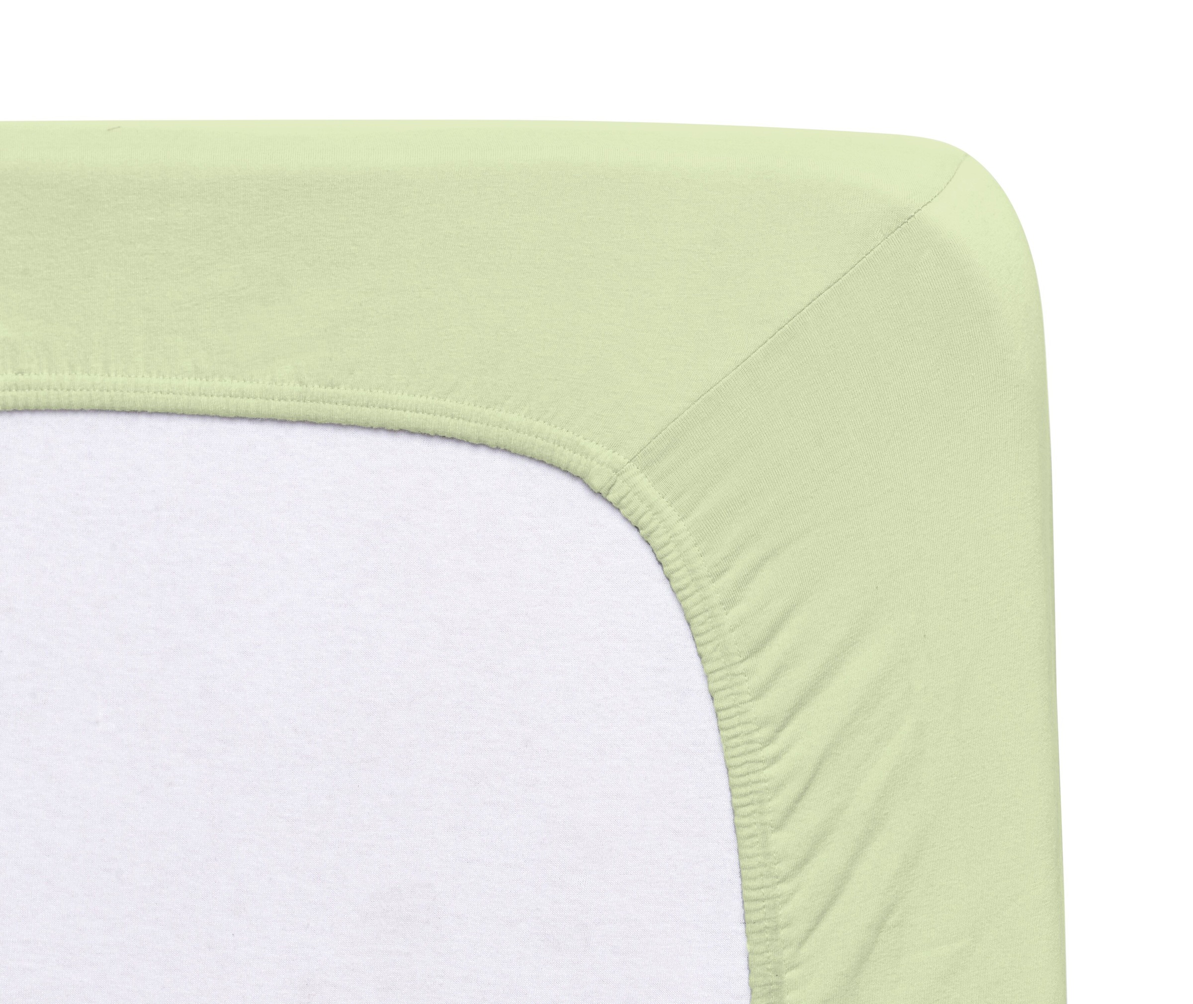 Florella Spannbettlaken »Topperbezug Deluxe Zwirn Jersey, mit Rundum-Gummi, 100 % Baumwolle«, für Topper bis 12 cm geeignet