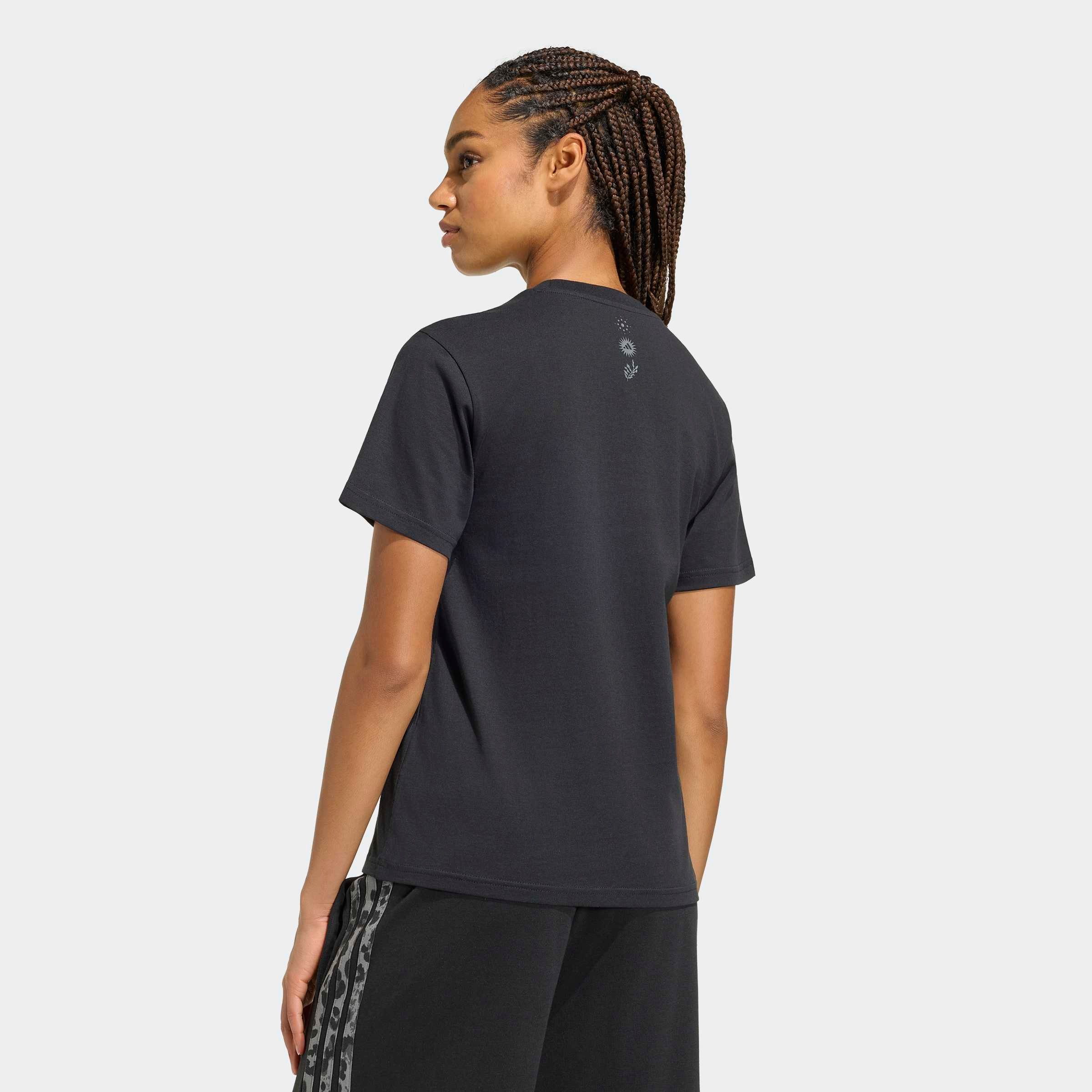 adidas Sportswear T-Shirt »GRAPHIC MIT ANIMALPRINT« mit Rundhalsausschnitt, ohne Verschluss, sportlicher Stil