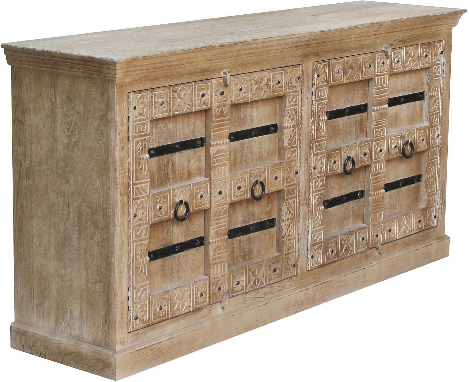SIT Sideboard »Daipur«, mit aufwändigen Schnitzereien versehen