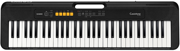 CASIO Home-Keyboard »CT-S100AD«, inkl. Netzadapter und Stativ