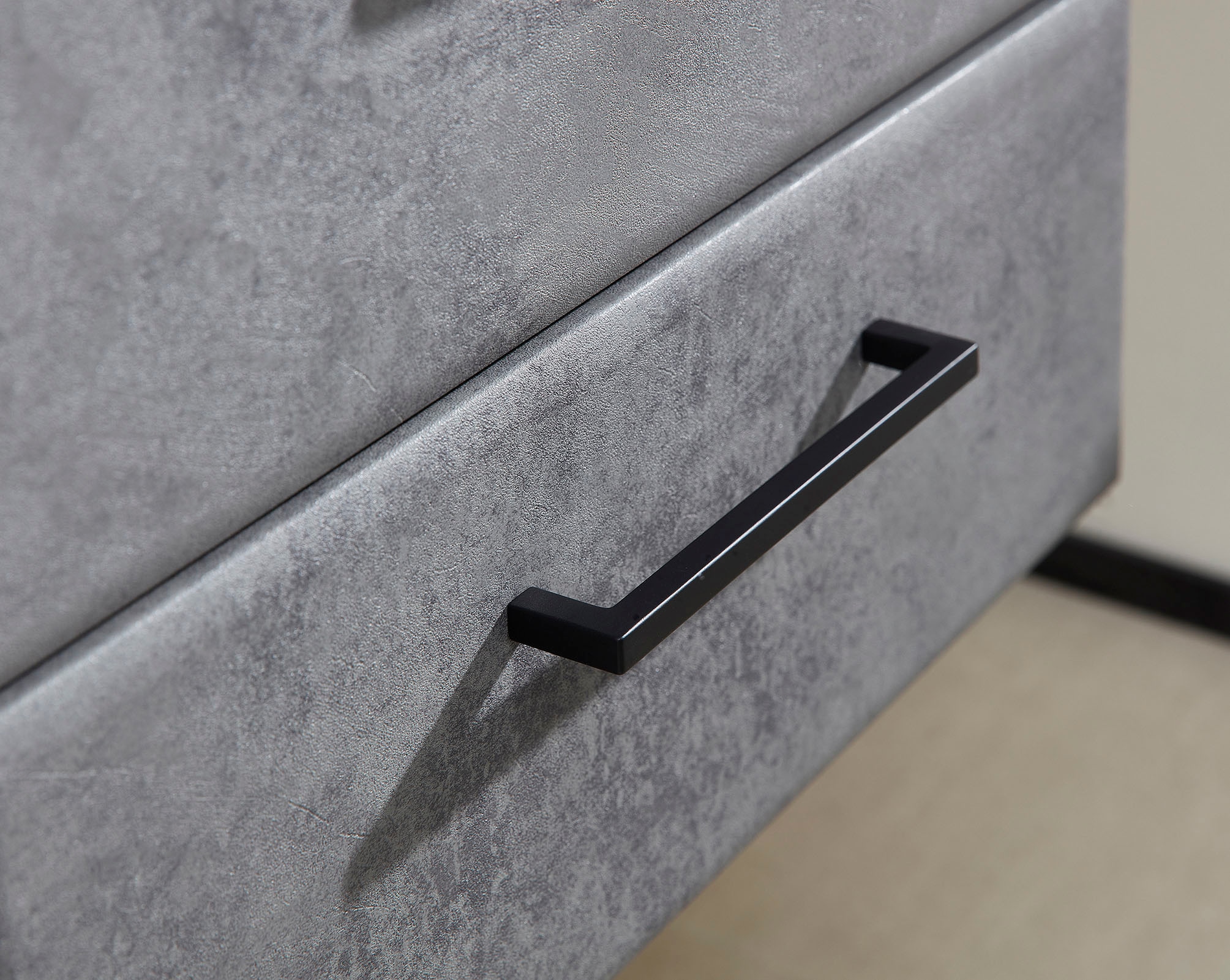 Saphir Griff »Quickset 945 Möbel-Griff kurz, Schwarz Matt, 17 cm breit, eckig« 1 Stk. tlg. Schrankgriff, Bohrabstand 160 mm, Aluminium