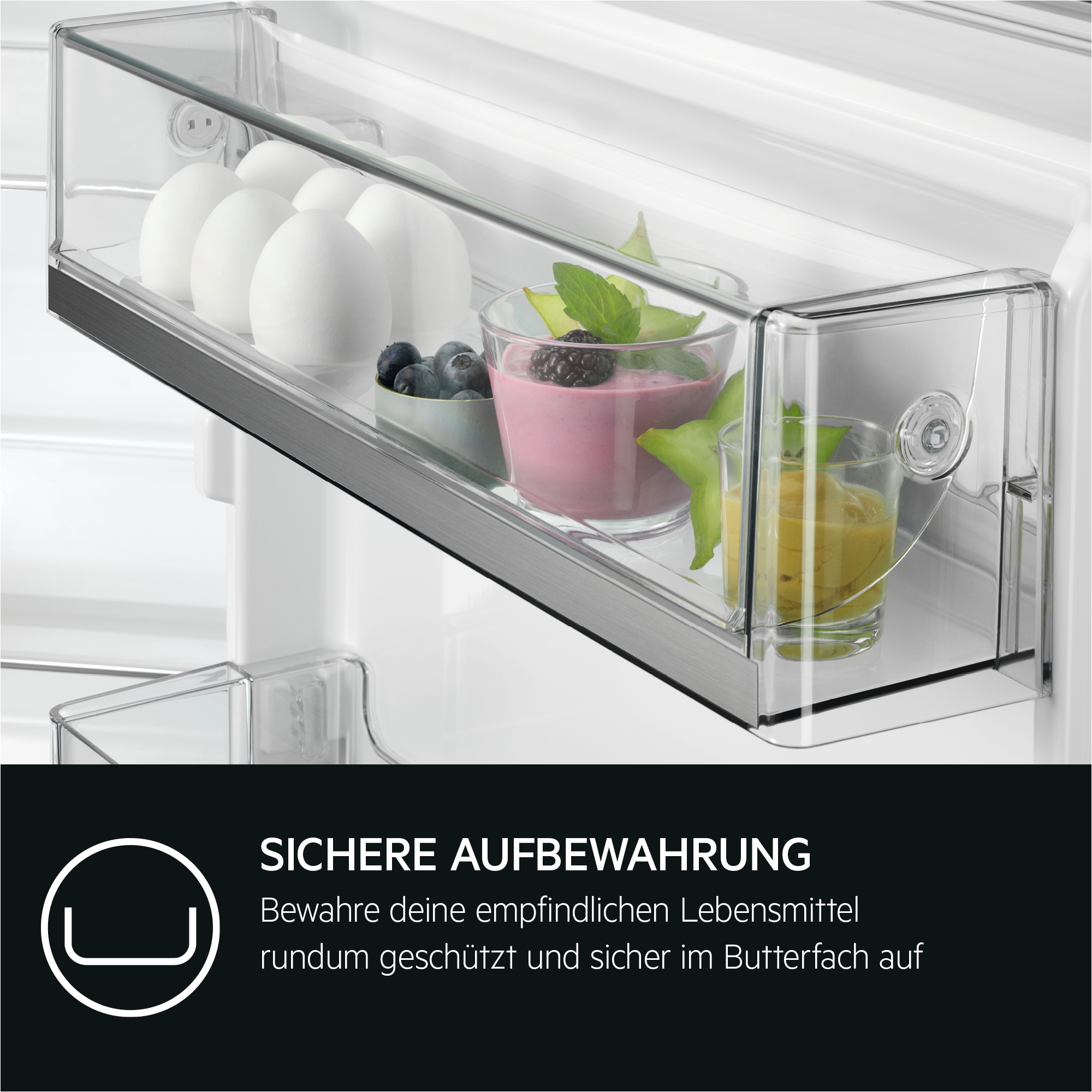 AEG Einbaukühlschrank 5000 »TF50S882DS«, OptiSpace ermöglicht dir eine flexible Nutzung des Kühlraums