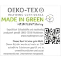 my home Bettwäsche »Swea«, (2 tlg.), in Linon (100% Baumwolle) Qualität, Kissen- und Bettbezug mit Knöpfen, Bettwäsche Set unterstützt die Initiative Cotton made in Africa, Made in Green zertifiziert