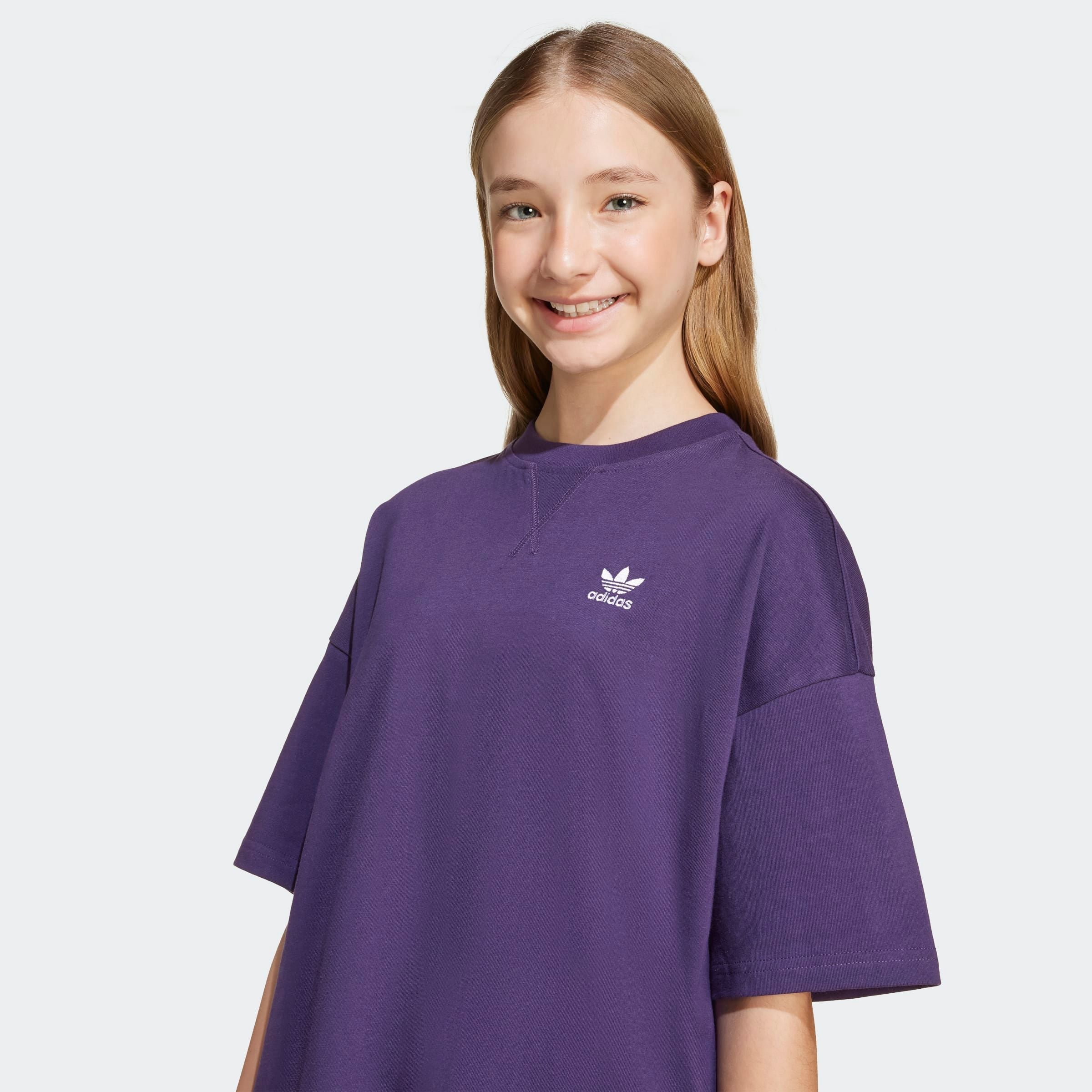 adidas Originals T-Shirt »TEE« lockere Passform, für Kinder, mit aufgesticktem Trefoil Logo