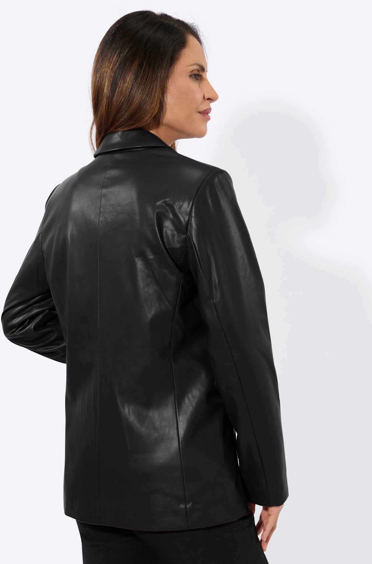 Inspirationen Lederimitat-Blazer »Lederimitat-Blazer«