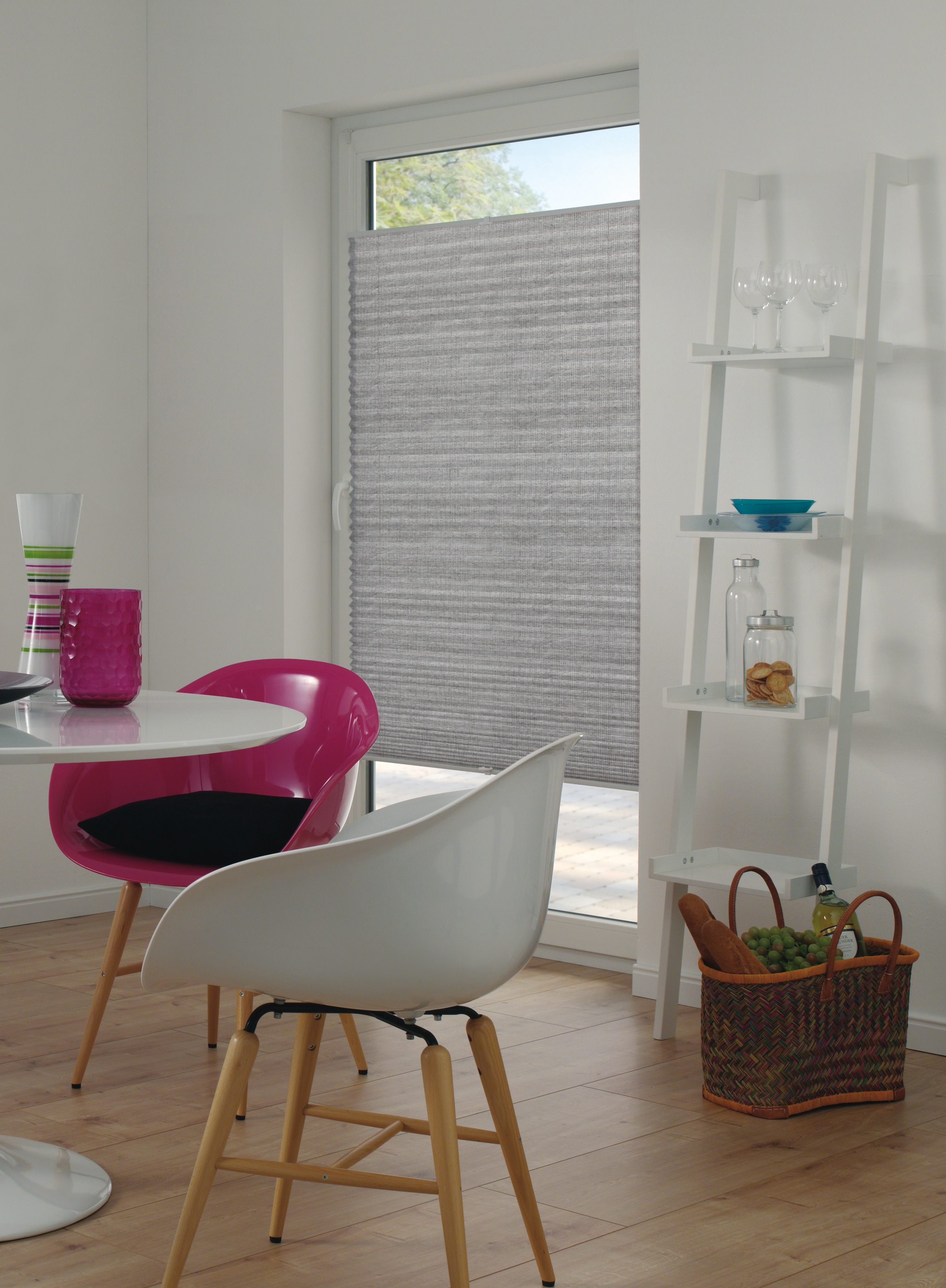 GARDINIA Plissee »Concept zum Klemmen Lilly« blickdicht ohne Bohren verspannt Stoff aus Recyclingmaterial
