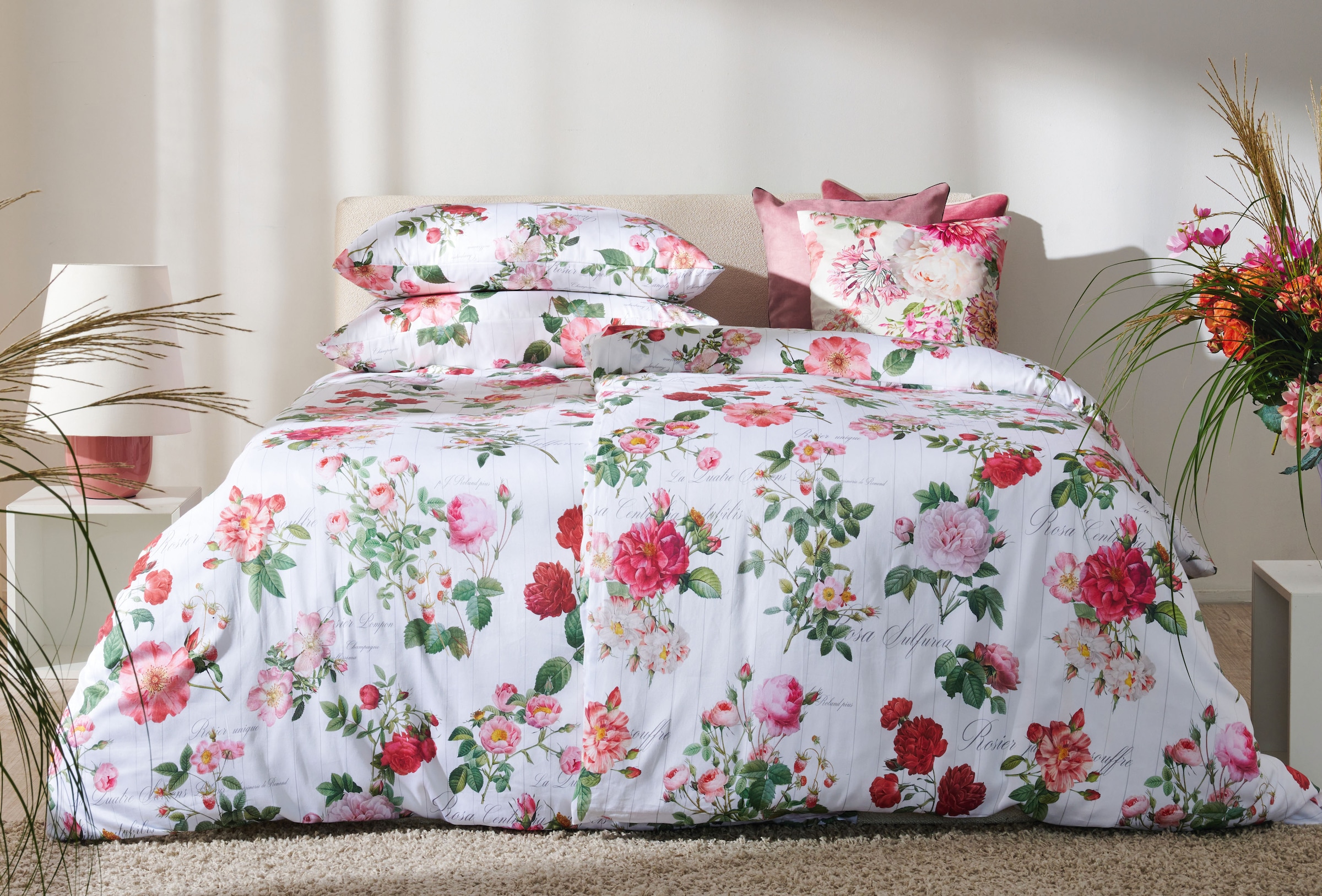 APELT Bettwäsche »Laura Gots« modisches Rosenallover