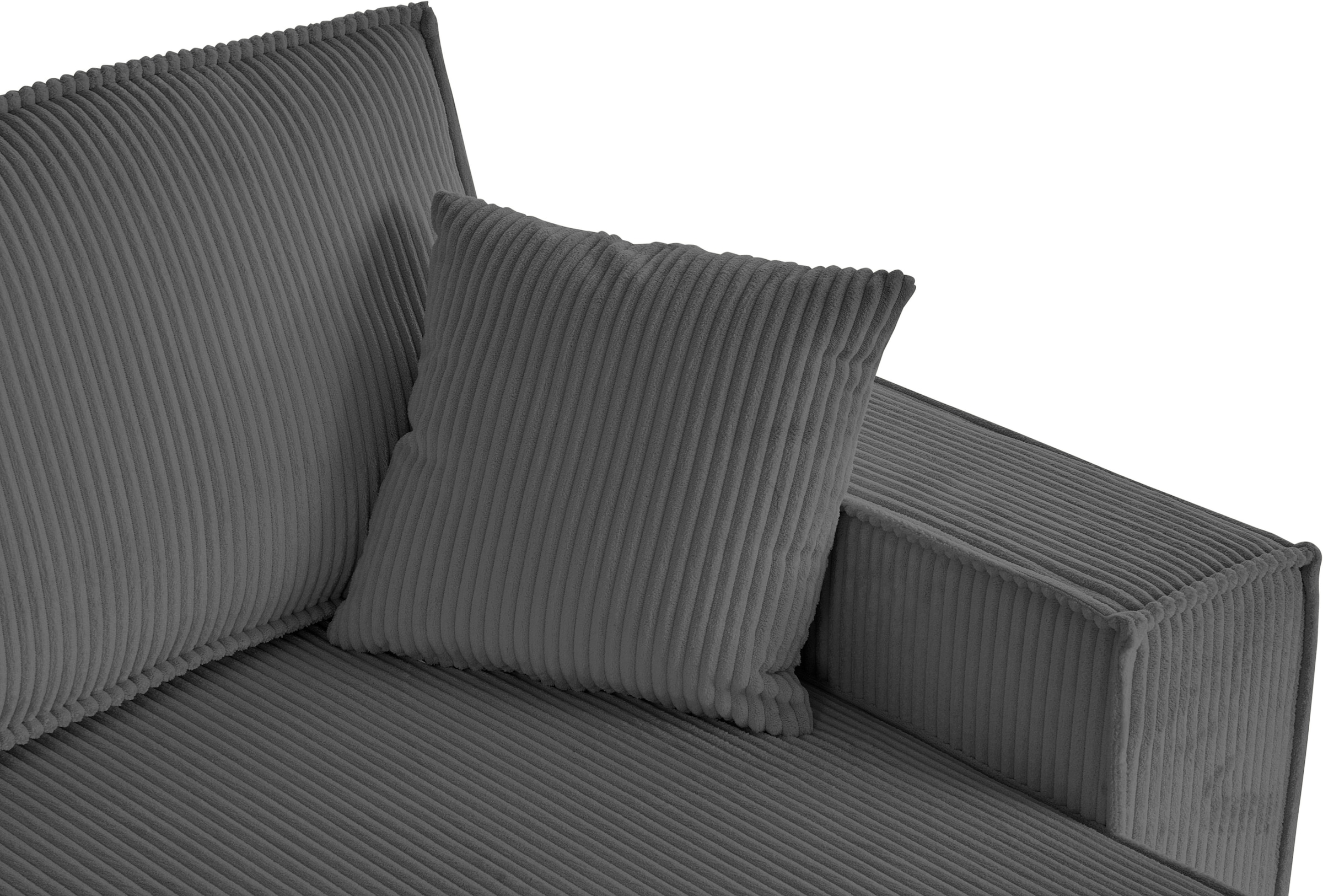 OTTO home Wohnlandschaft »CASSI L-Form, 311cm - OTTO. Verlässliche Qualität.« Schlaffunktion (133/200), Boxspring, Bettkasten, Cord, Unser Tiefpreis