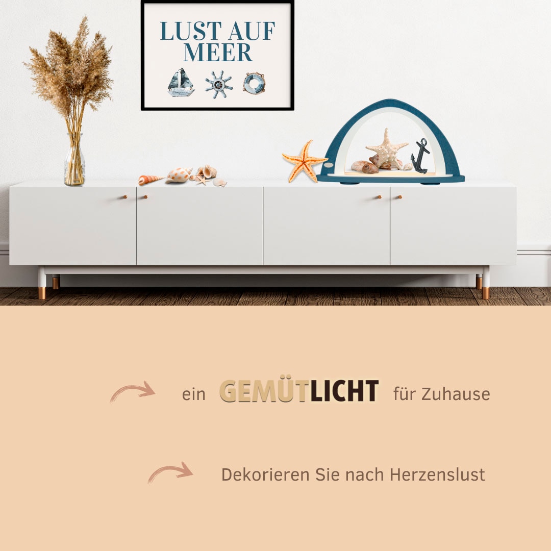 Weigla LED Schwibbogen »Weihnachtsdeko, Made in Germany«, Leerbogen zum Selbstbestücken