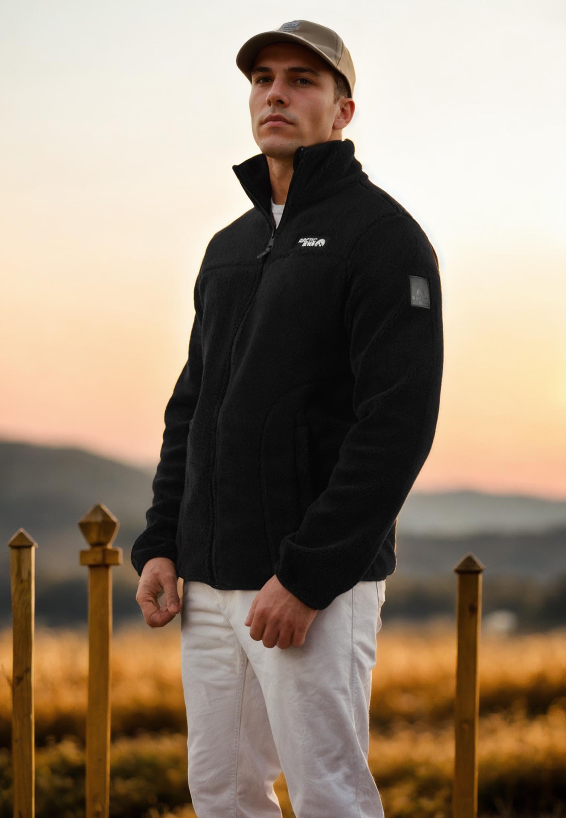 Arctic Seven Fleecejacke »Arctic Seven Herren Sherpa Fleecejacke AS335«