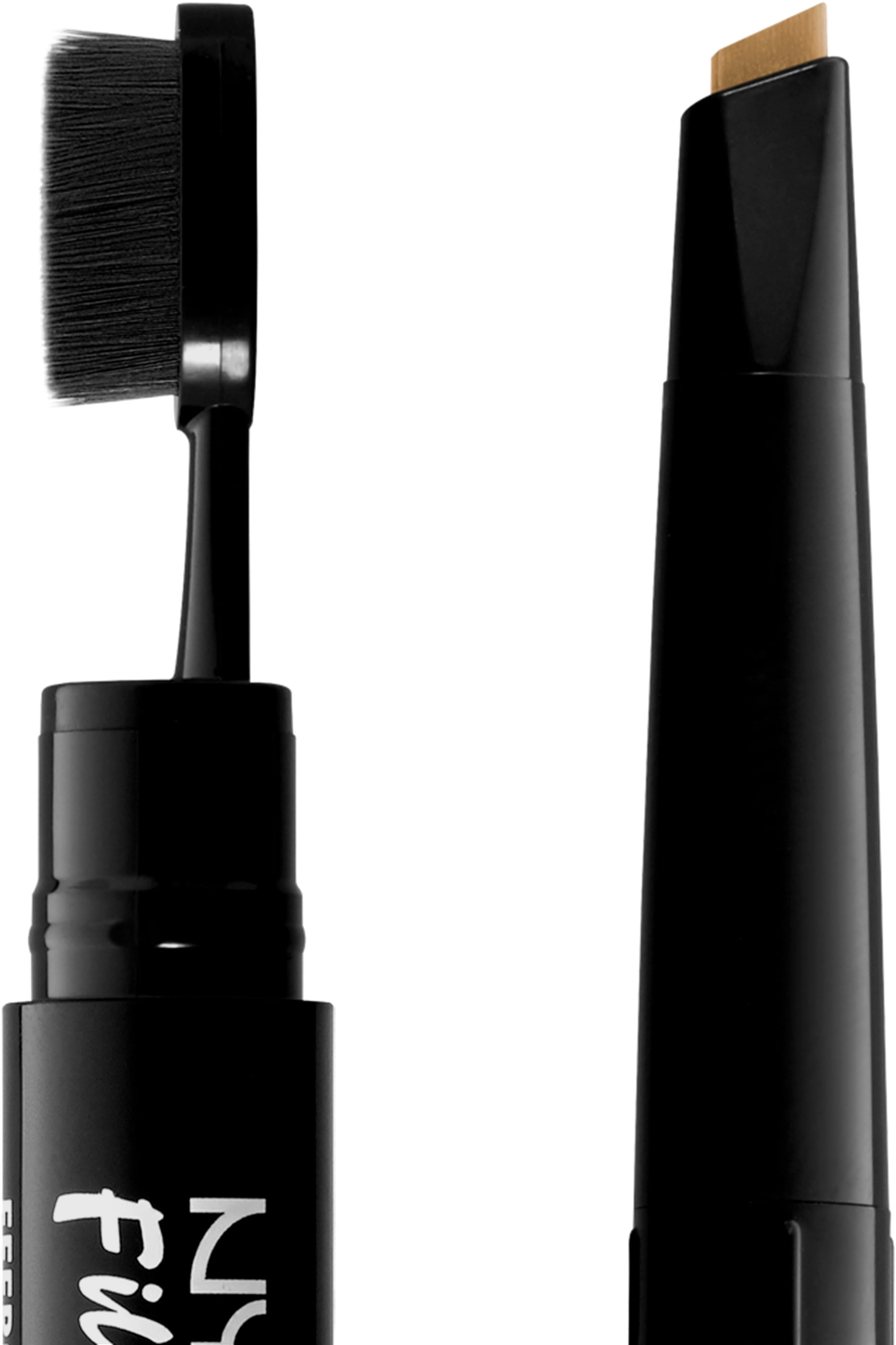 NYX Augenbrauen-Stift »Professional Makeup Fill & Fluff Eyebrow Pomade Pencil«, mit dichter Härchenbürste