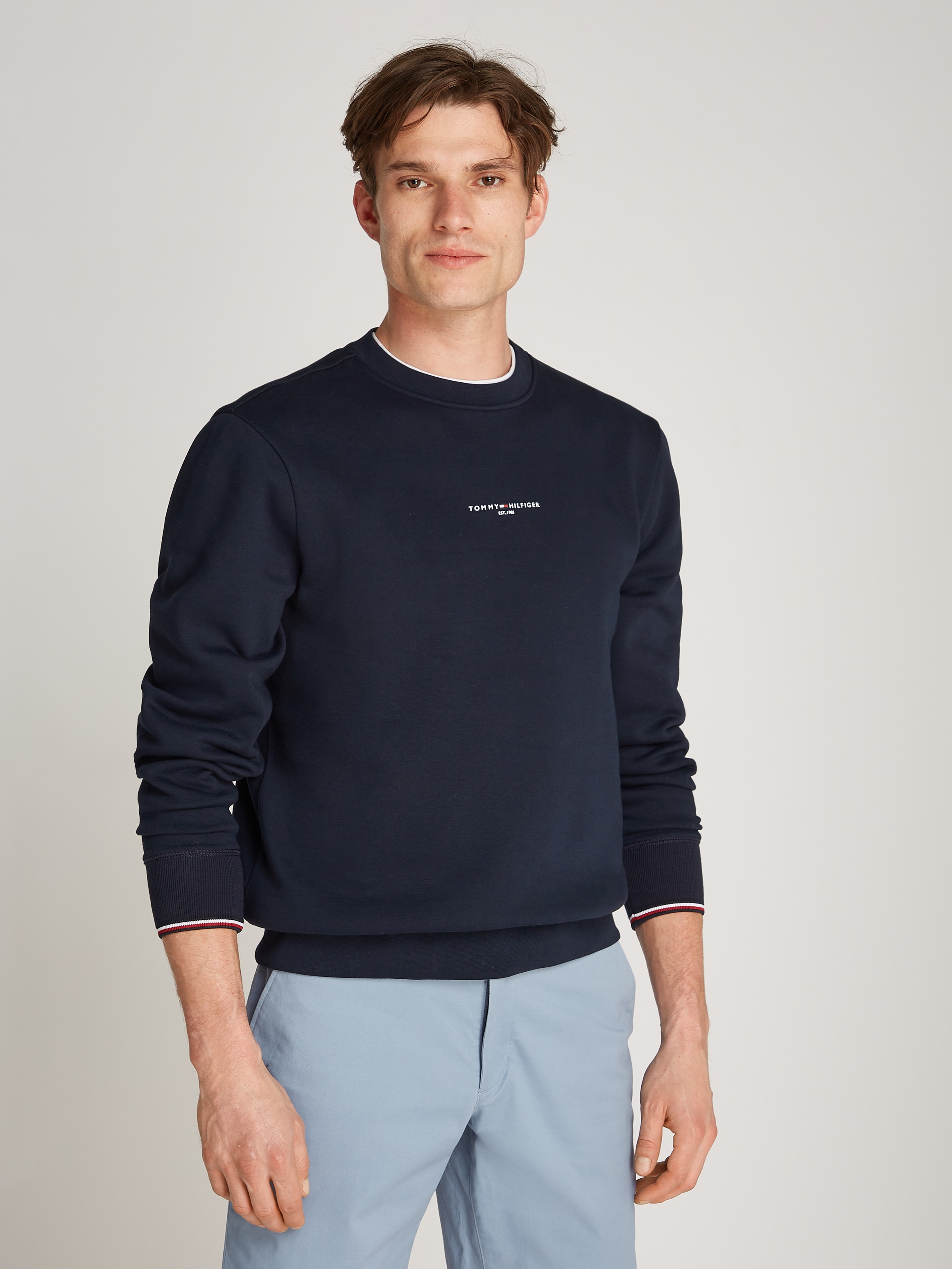 Tommy Hilfiger Sweatshirt »SMALL TOMMY LOGO CREWNECK«