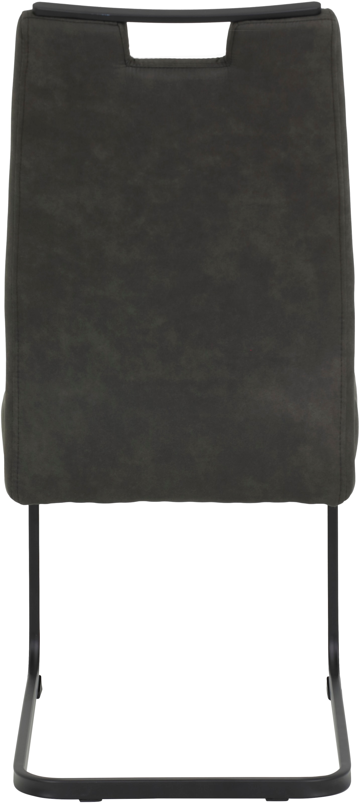 HELA Freischwinger, (Set), 2 St., Microfaser VINTAGE-Polyester, Freischwinger, XL Sitzbreite, Griff, Vintage Optik, 140kg belastbar