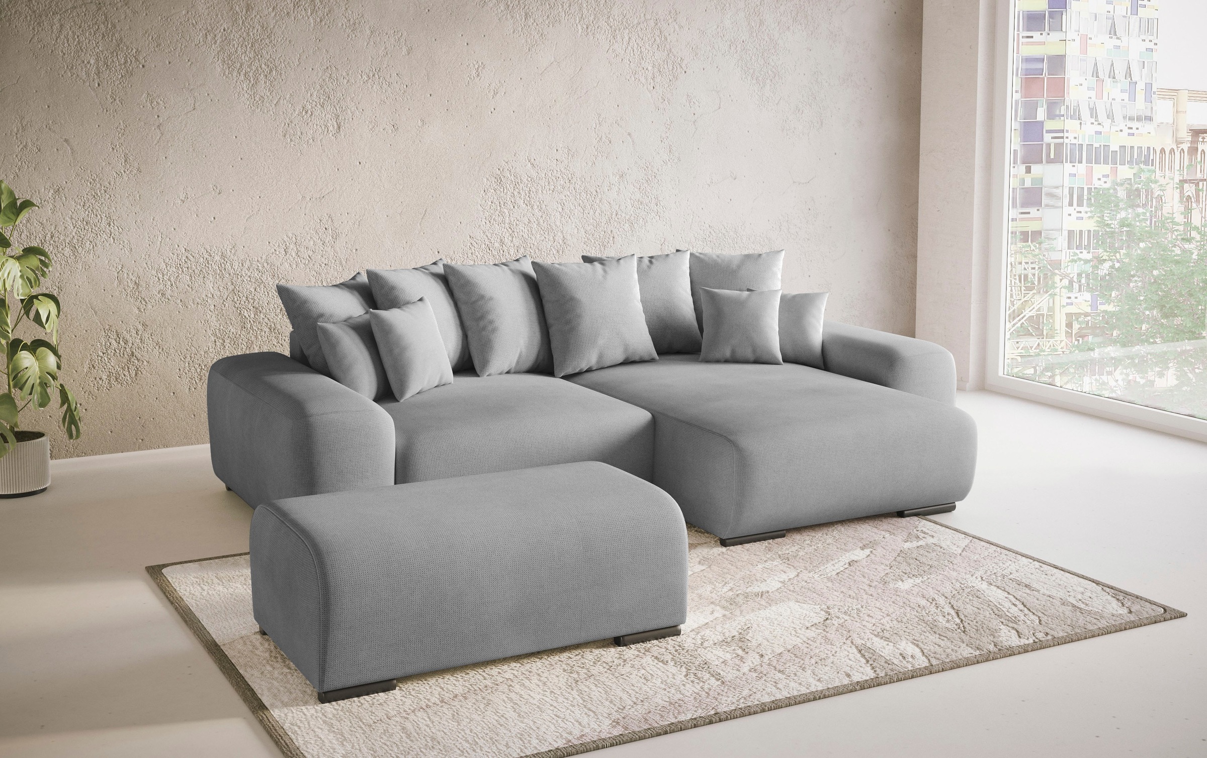 Mr. Couch Polsterecke »Sundance II«, Dauerschläfer mit EasyBett-Schlaffunktion, Bettkasten