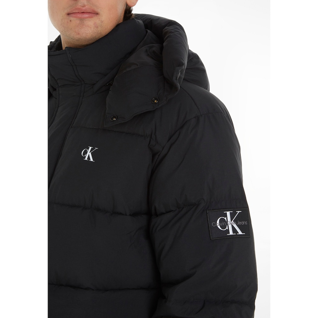 Calvin Klein Jeans Steppjacke »ESS NON DOWN RELAXED JACKET«, mit Kapuze