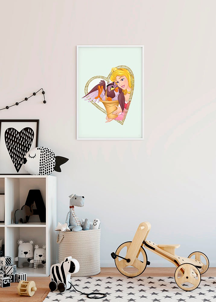 Komar Bild »Aurora & Owl« Disney 1 Stk. tlg. Wandbild zur Dekoration im Kinderzimmer - ohne Rahmen