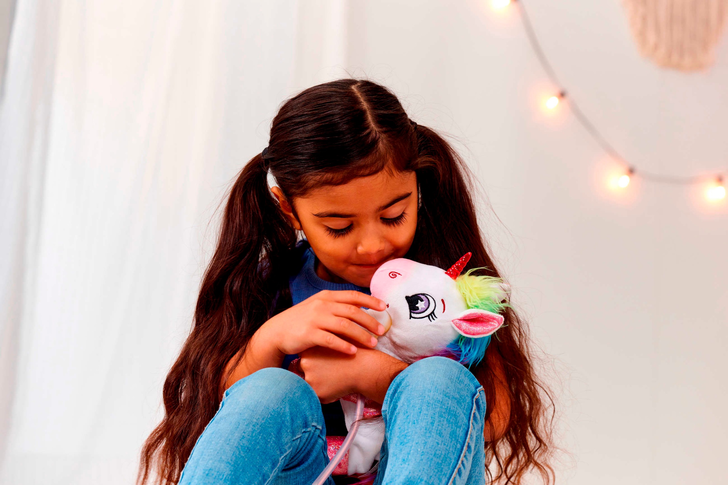 SIMBA Spielfigur »PetZoo Rainbow Unicorn«, mit Licht und Sound