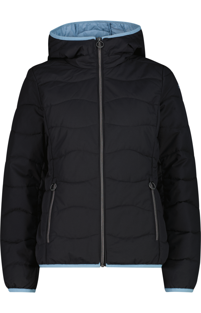 CMP Steppjacke »WOMAN JACKET FIX HOOD« mit Kapuze winddicht, wasserabweisend, atmungsaktiv