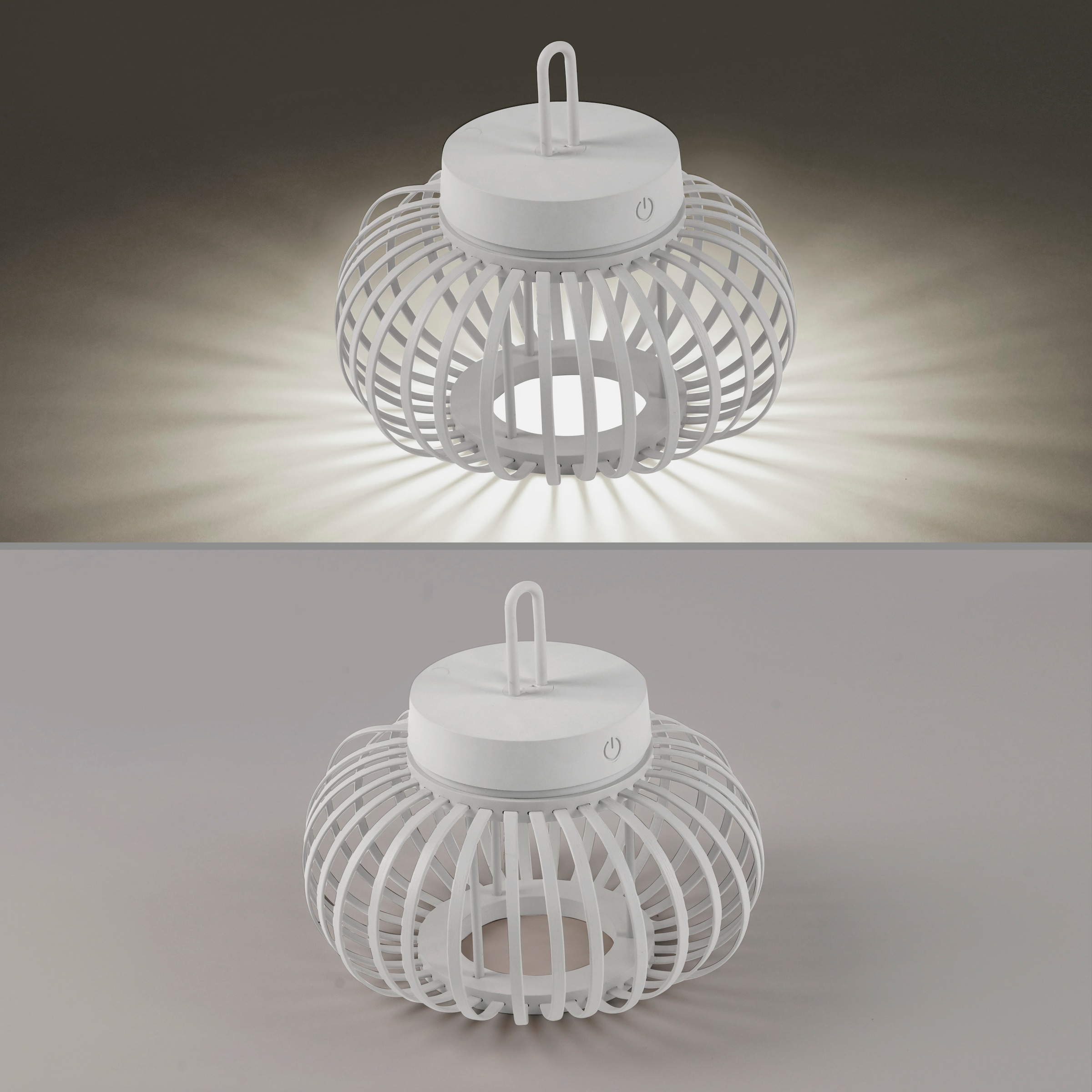 JUST LIGHT Pendelleuchte »AKUBA«, 1 flammig, Leuchtmittel LED-Modul | LED fest integriert, Akkuleuchte