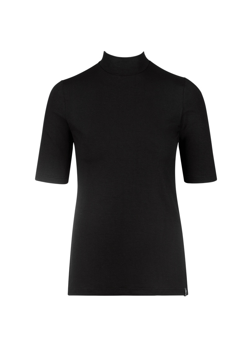Trigema T-Shirt »TRIGEMA T-Shirt mit ♕ bei Stehkragen« elastischem