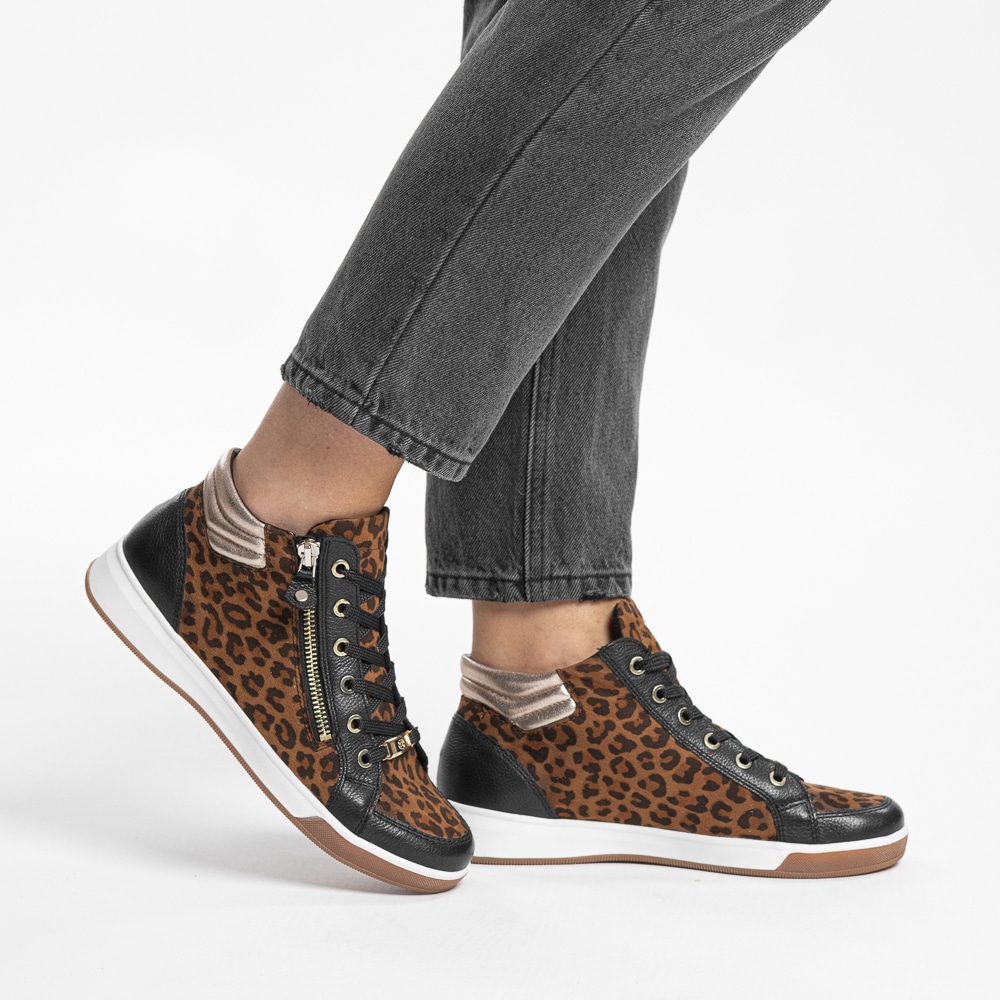 Ara Sneakerboots »ROM«  Hightop Sneaker, Schnürboots mit Kontrastbesätze