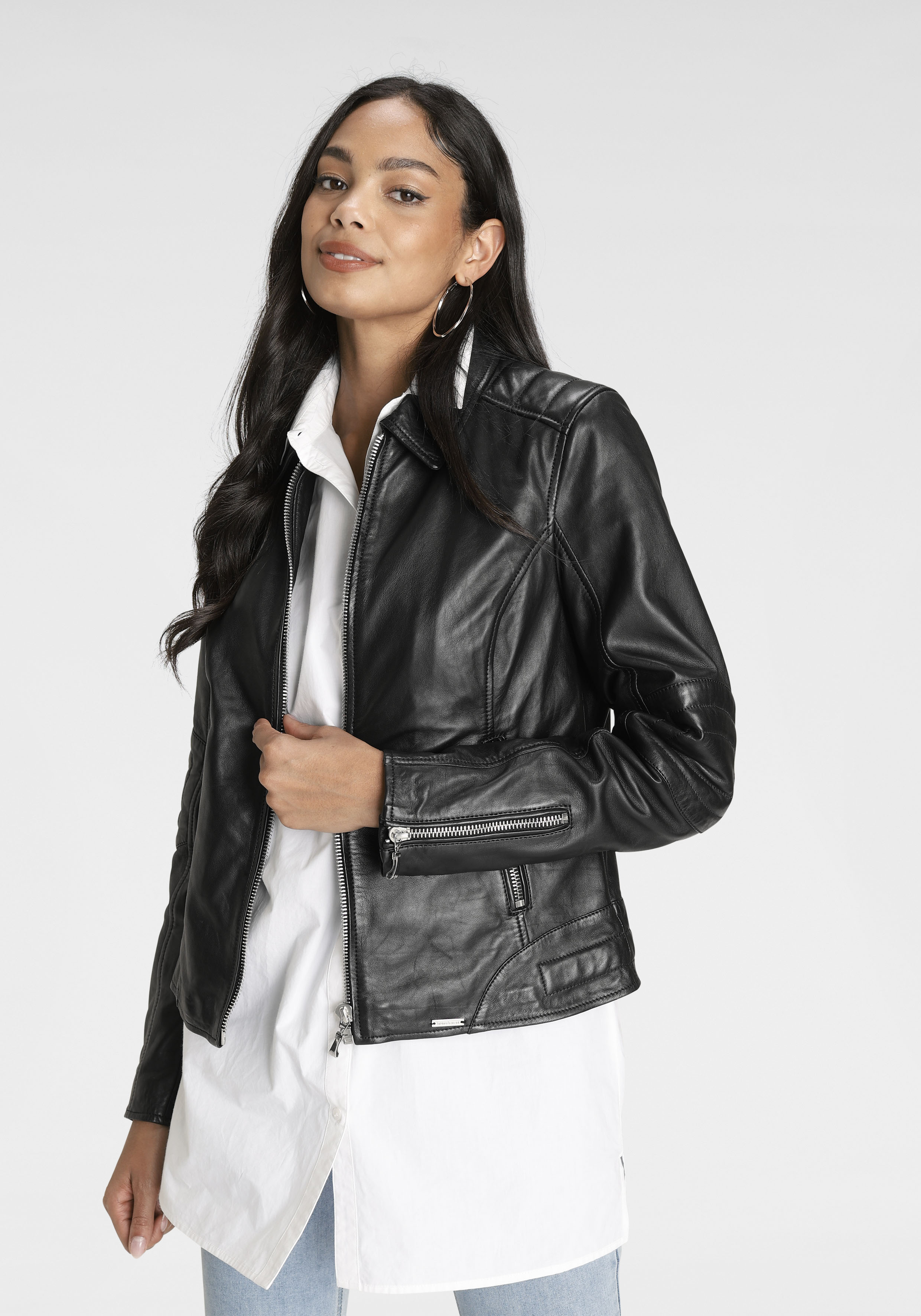 Lederjacke, tolle Passform
