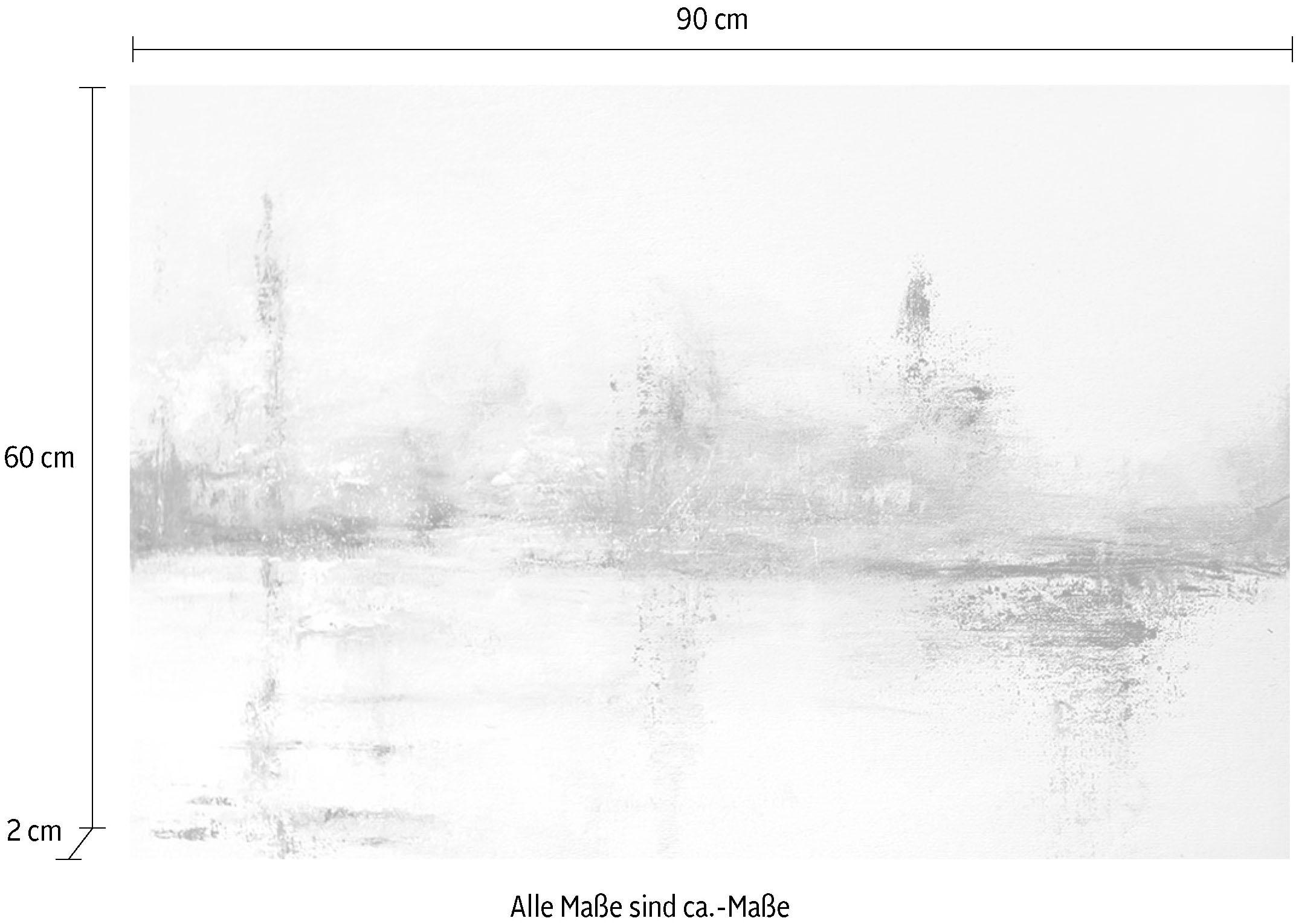 PLACES OF STYLE Leinwandbild »Marmoroptik« Abstrakte | Kunst | Marmor | Modern | Spa | Spa Bilder Premium-Leinwandstoff, Handarbeit aus Deutschland, 90x60cm