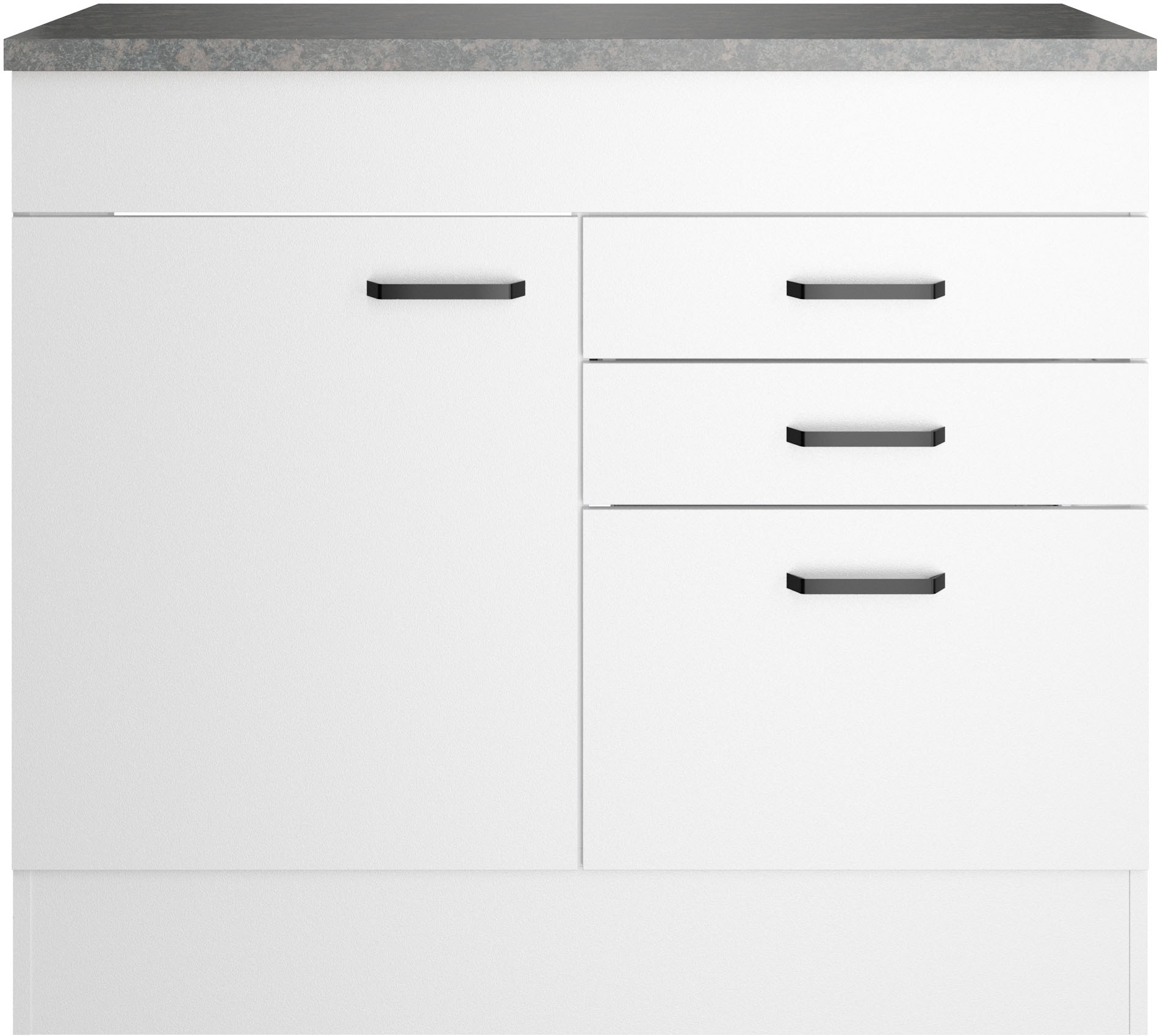 OPTIFIT Spülenschrank »OPTImulti« Breite 100 cm, mit 1 Tür, 2 Schubkästen, 1 Auszug