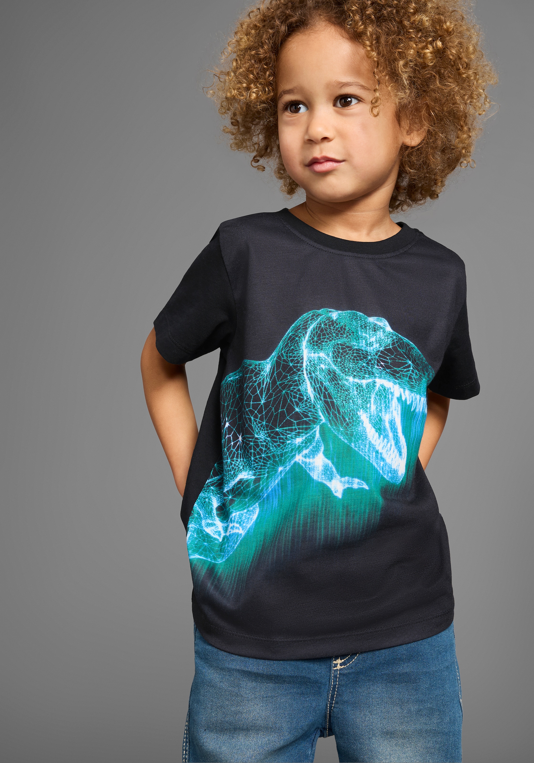 KIDSWORLD T-Shirt »BIG DINO«, T-Shirt mit coolem Dino-Print