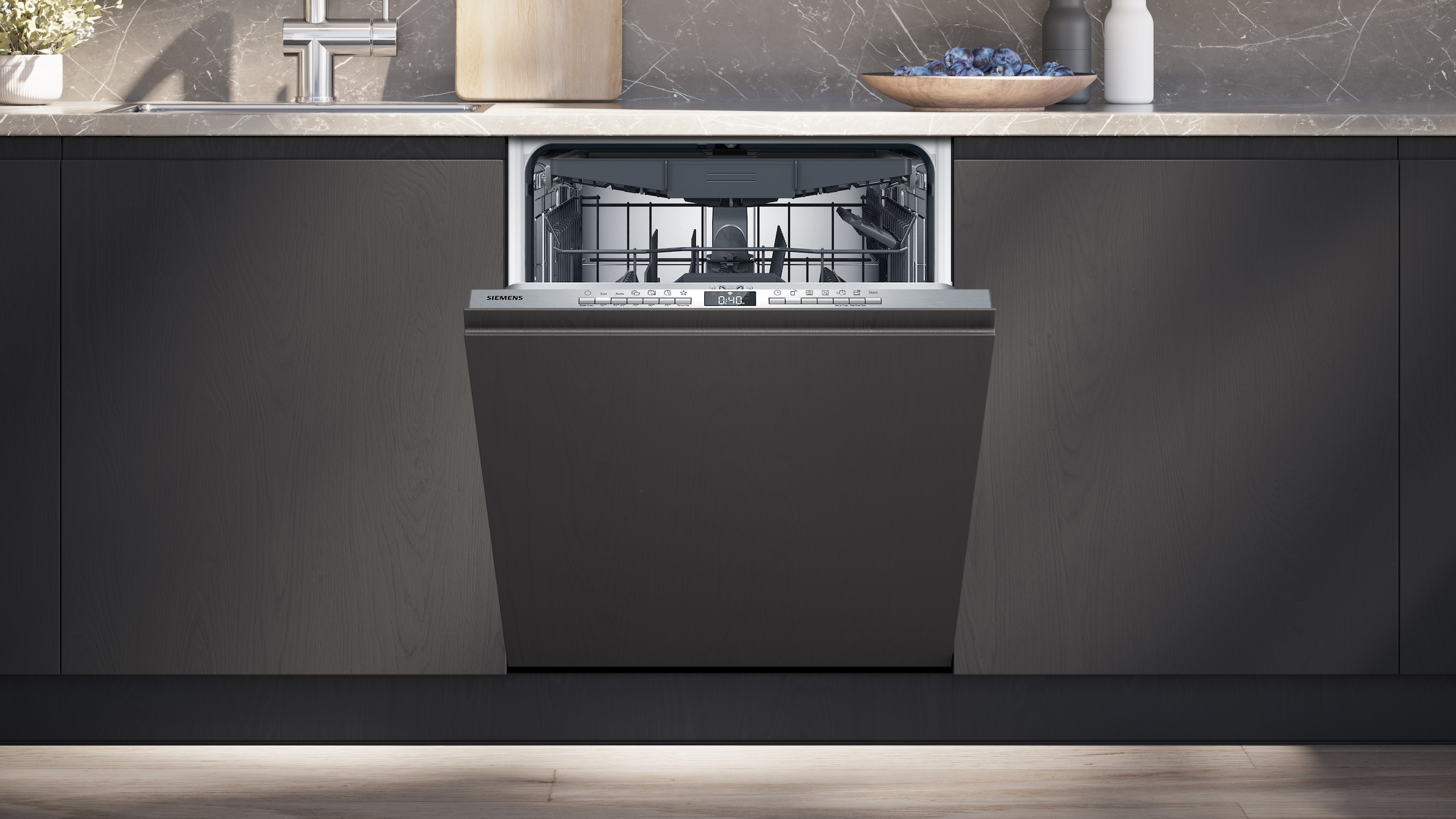 SIEMENS vollintegrierbarer Geschirrspüler XXL, iQ300 »SX63EX22CE«, 14 Maßgedecke, Made in Germany