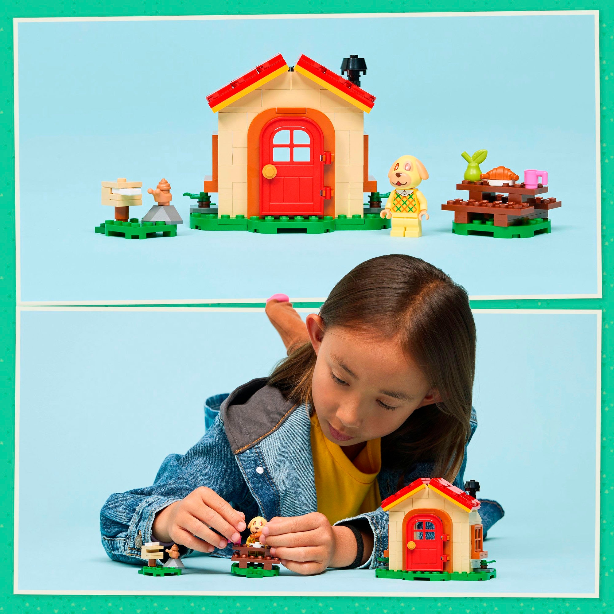 LEGO® Konstruktionsspielsteine »Bienchens gemütliches Haus (77058), LEGO Animal Crossing« Made in Europe