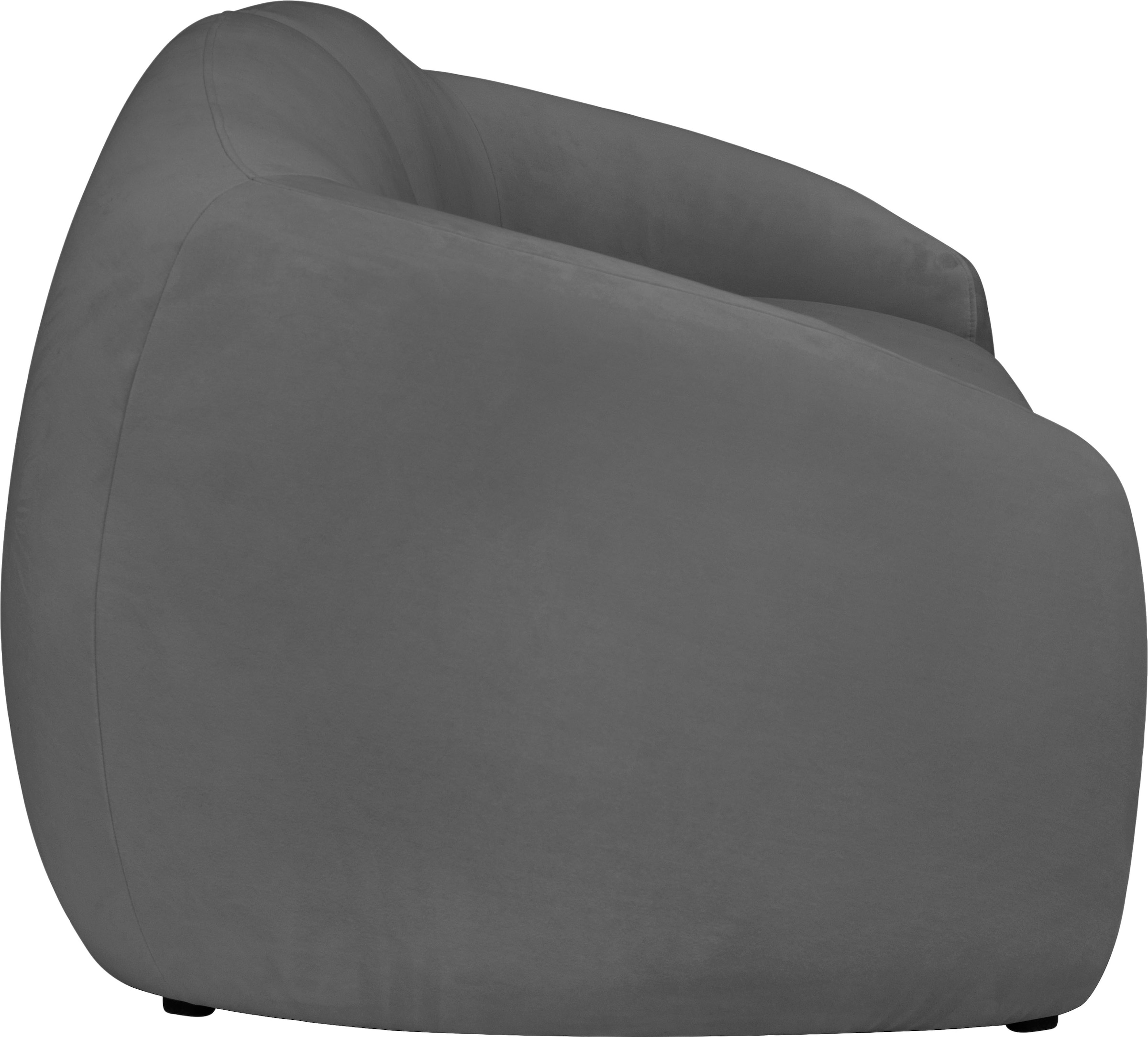 LeGer Home by Lena Gercke Big-Sofa »YANI Designersofa, organische Form, Maße B/T/H: 240/64/81 cm«, mit Wellenunterfederung, auch in Bouclé, passend zur Serie