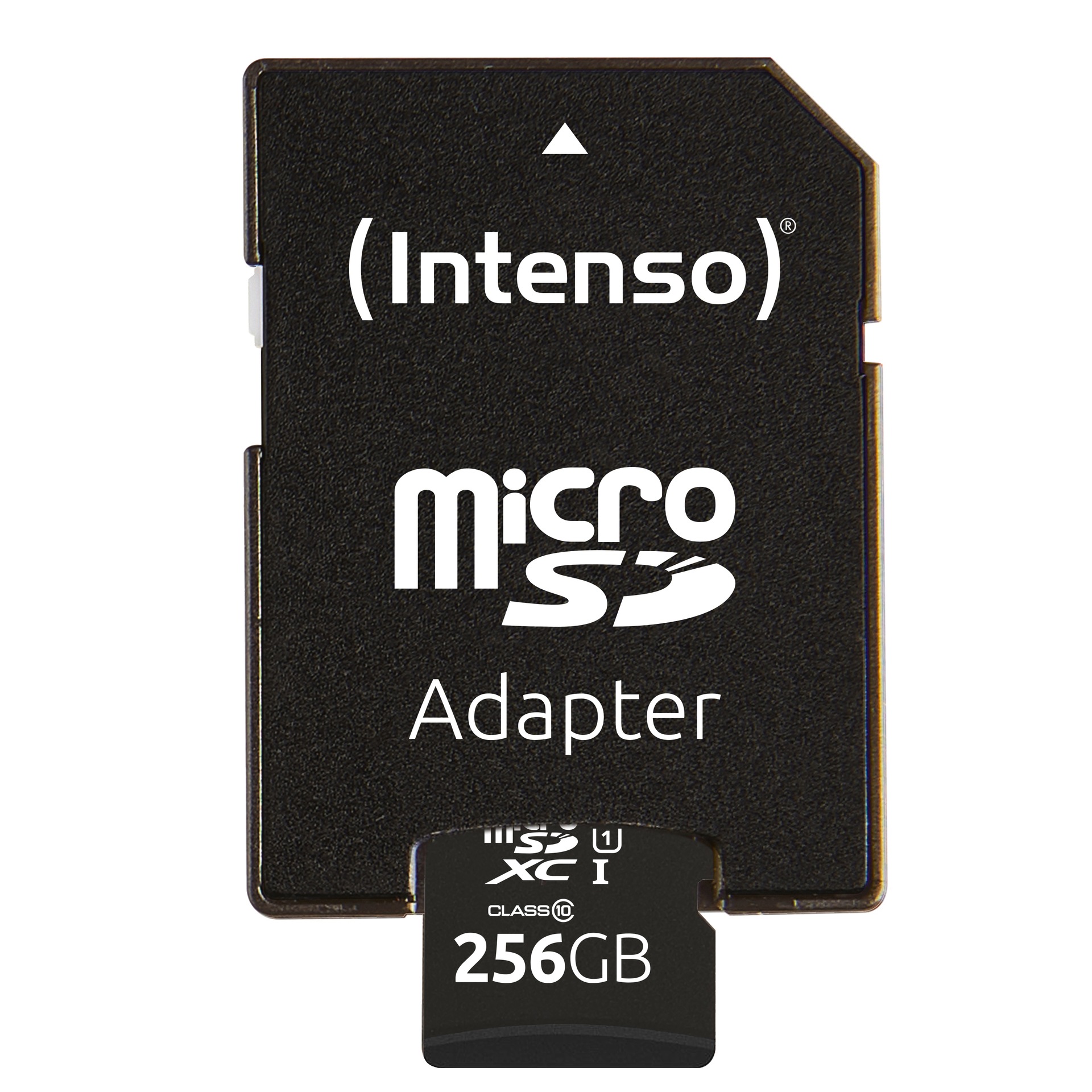 Intenso Speicherkarte »256 GB microSDXC UHS-I Performance«, (UHS-I Class 10 90 MB/s Lesegeschwindigkeit), inklusive SD-Adapter