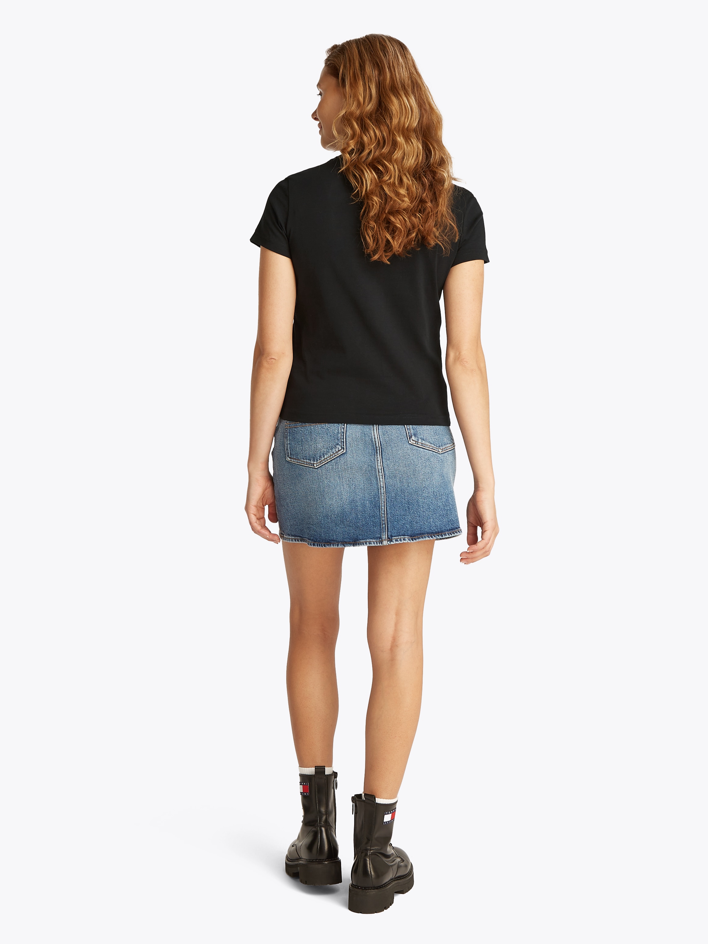 Tommy Jeans T-Shirt »TJW REG TJ BUBBLE TEE«, mit Logodruck
