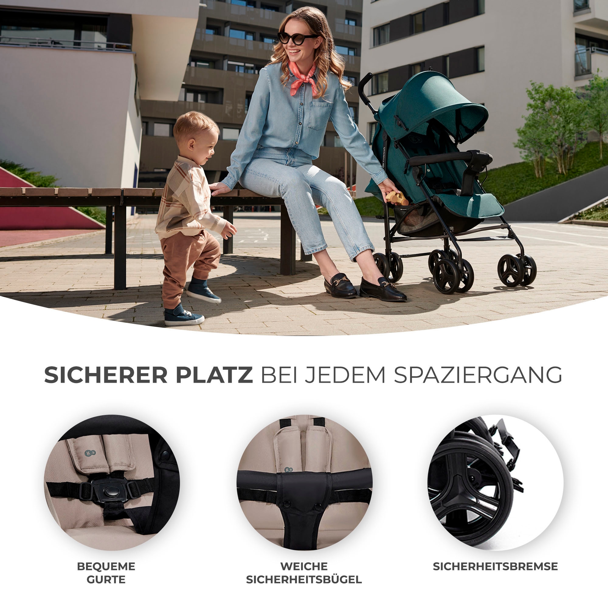 Kinderkraft Kinder-Buggy »TIK«, 15 kg