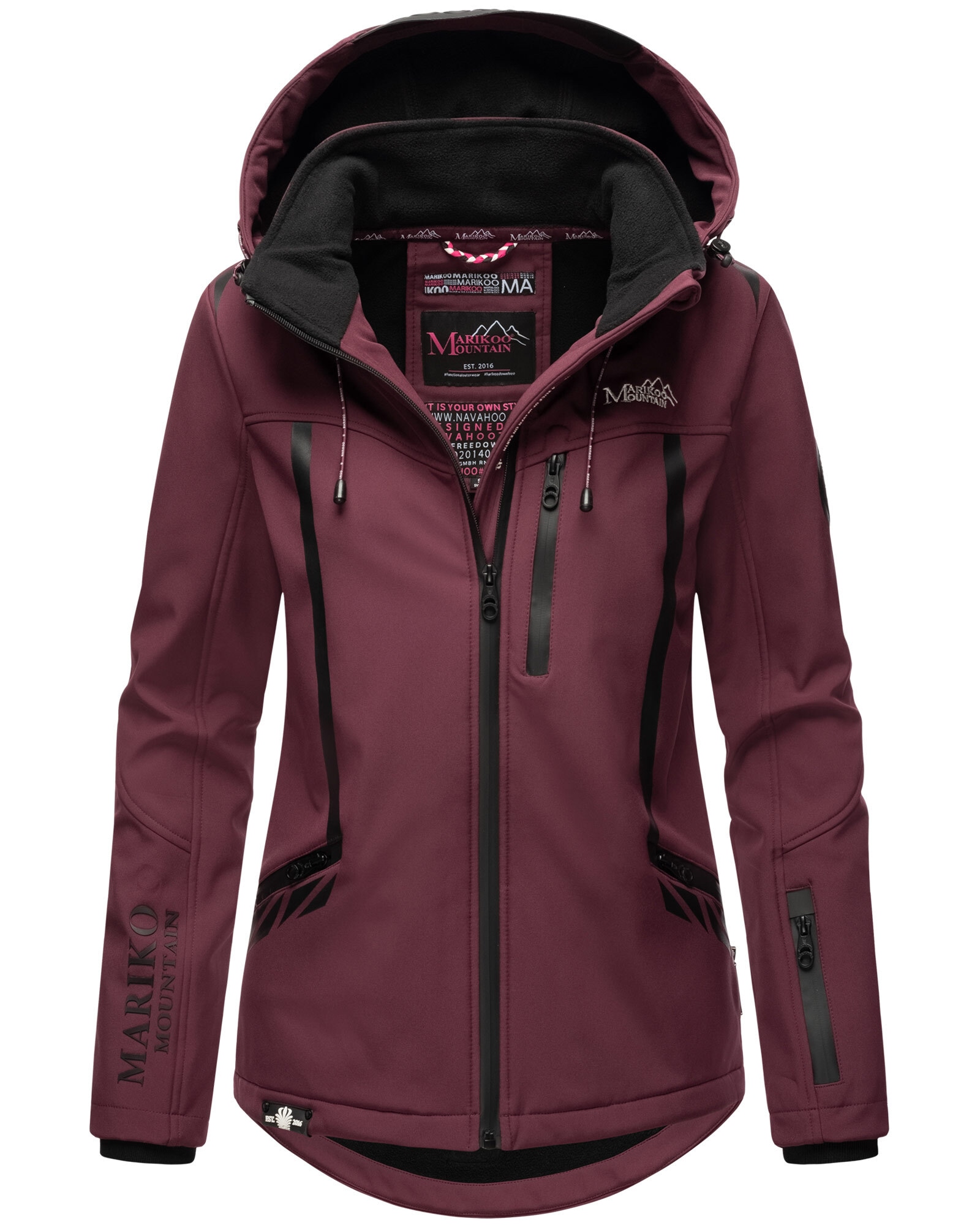 Marikoo Softshelljacke »Marikoo Mountain Mount-Cho-Oyu Damen Jacke B928«
