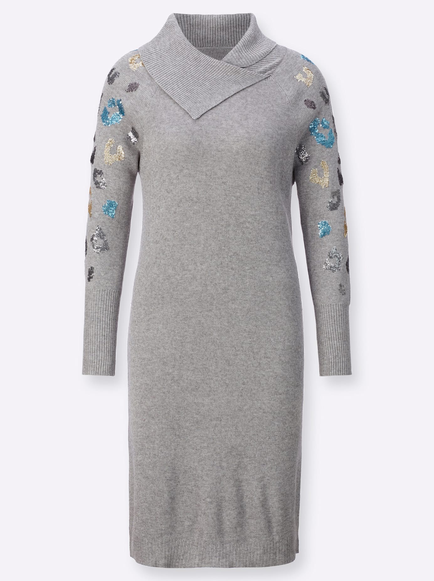 Strickkleid »Schurwolle-Viskose-Strickkleid«