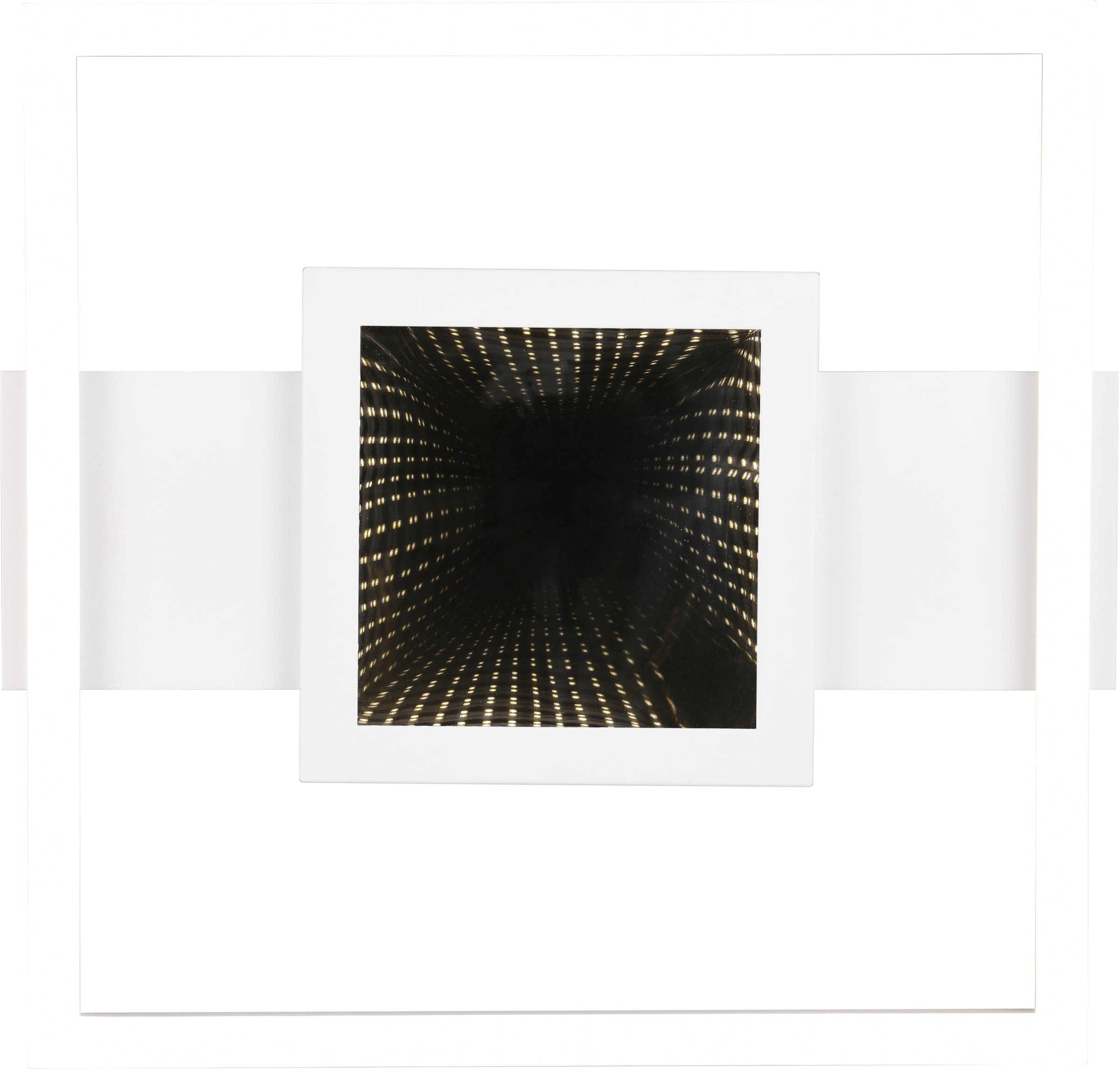 REALITY Leuchten LED Deckenleuchte »WHEELER, LED Deckenlampe 16W 2000 Lumen 4000K kaltweißes Licht« LED-Board 1 Stk. Kaltweiß Lichteffekte mit Spiegelfolie, 35 x 33 cm, Wand- oder Deckenleuchte