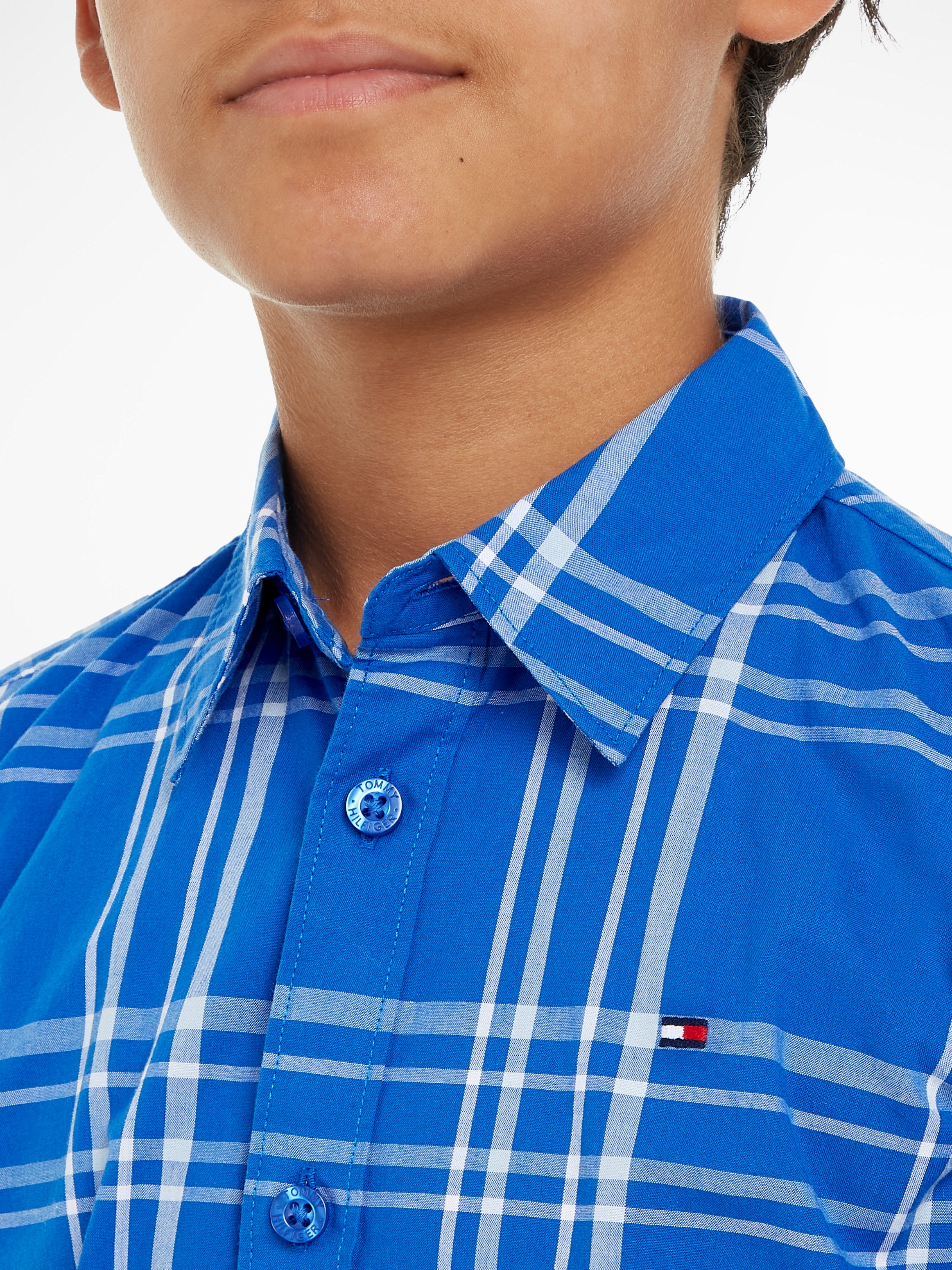 Tommy Hilfiger Langarmhemd »CHECK SHIRT L/S«, Kinder bis 16 Jahre