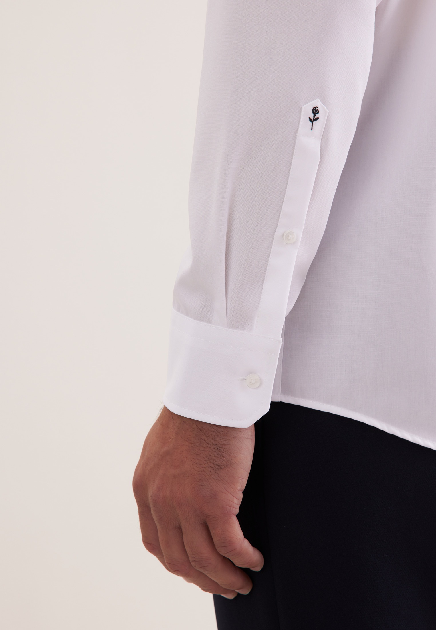 seidensticker Businesshemd »Schwarze Rose«, Regular 1/1 Button-Down-Kragen Uni
