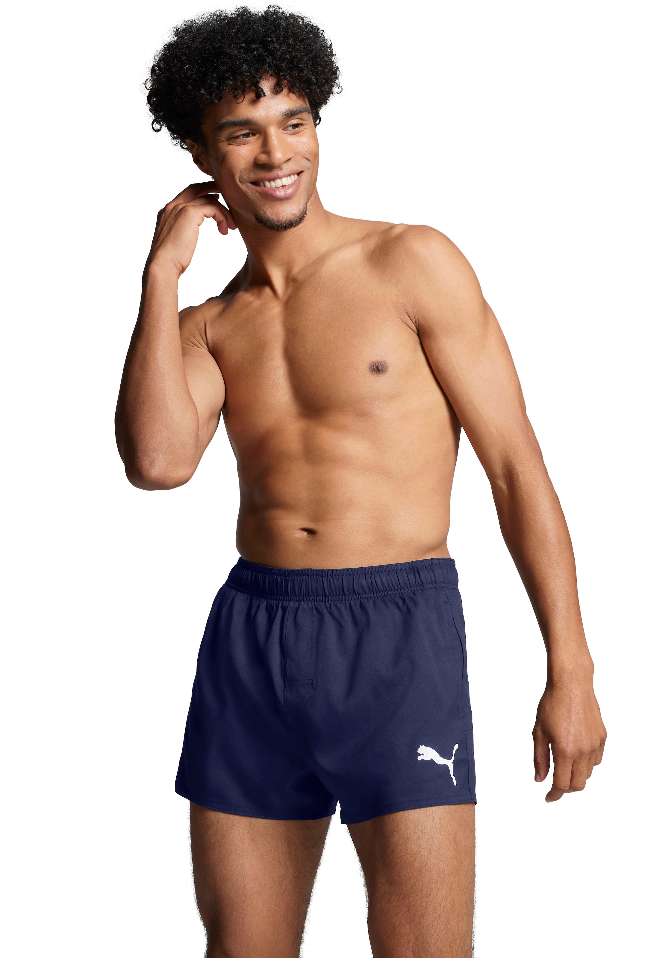 PUMA Badeshorts »PUMA SWIM MEN SHORT SHORTS 1P« mit Seitentaschen